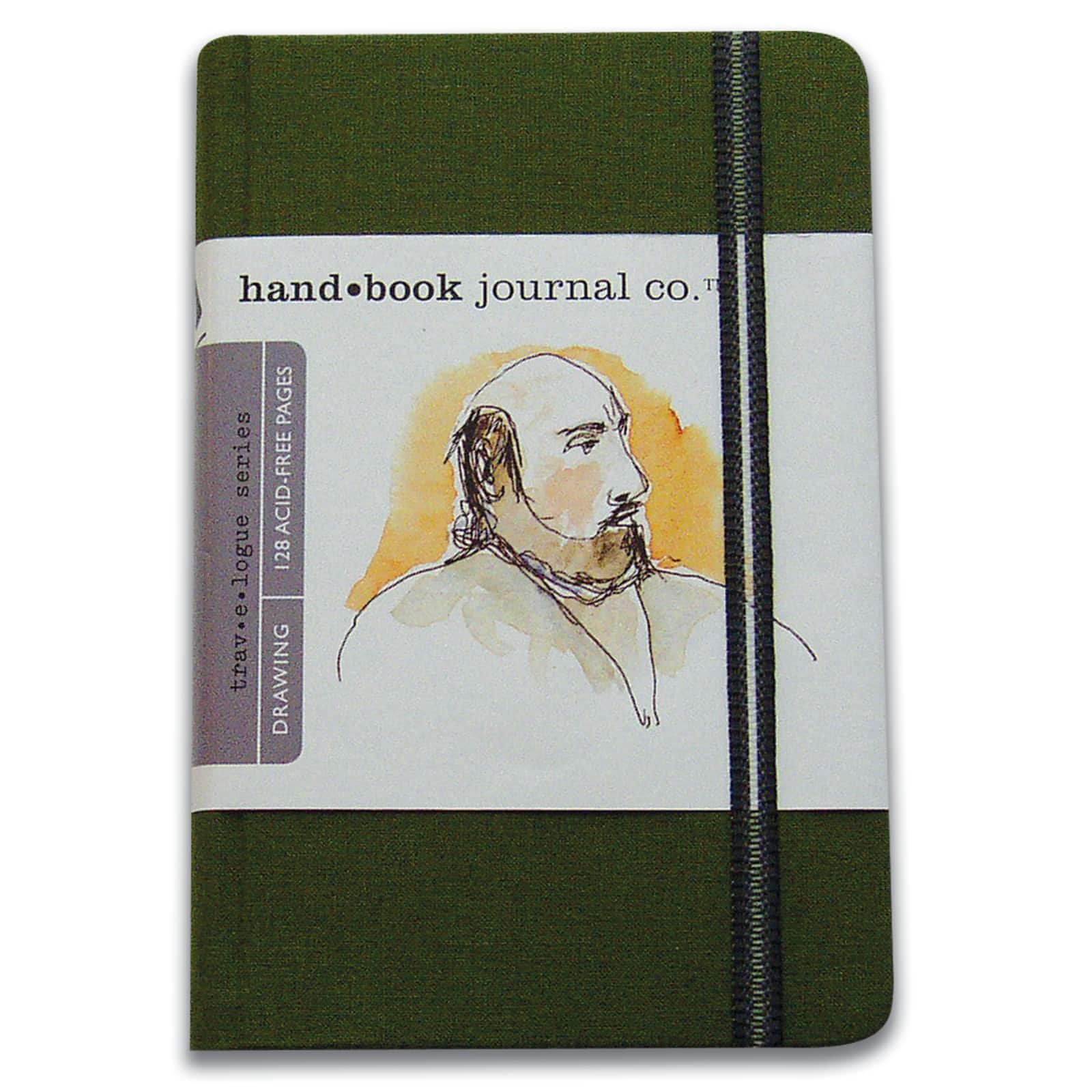 Global Art Travelogue Cadmium Green Drawing Journal