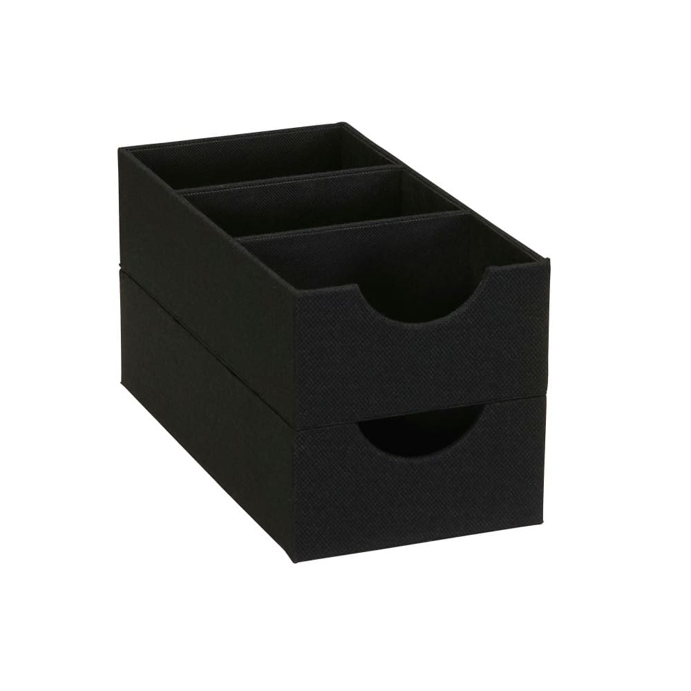 Household Essentials 3-Compartment Drawer Organizers, 2ct.