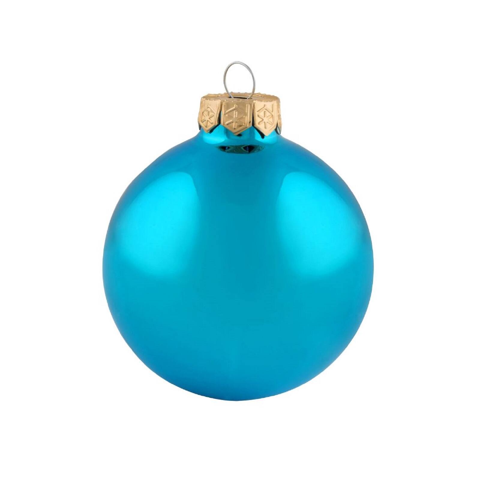 Whitehurst 40 Pack 1.25" Shiny Glass Ball Ornaments
