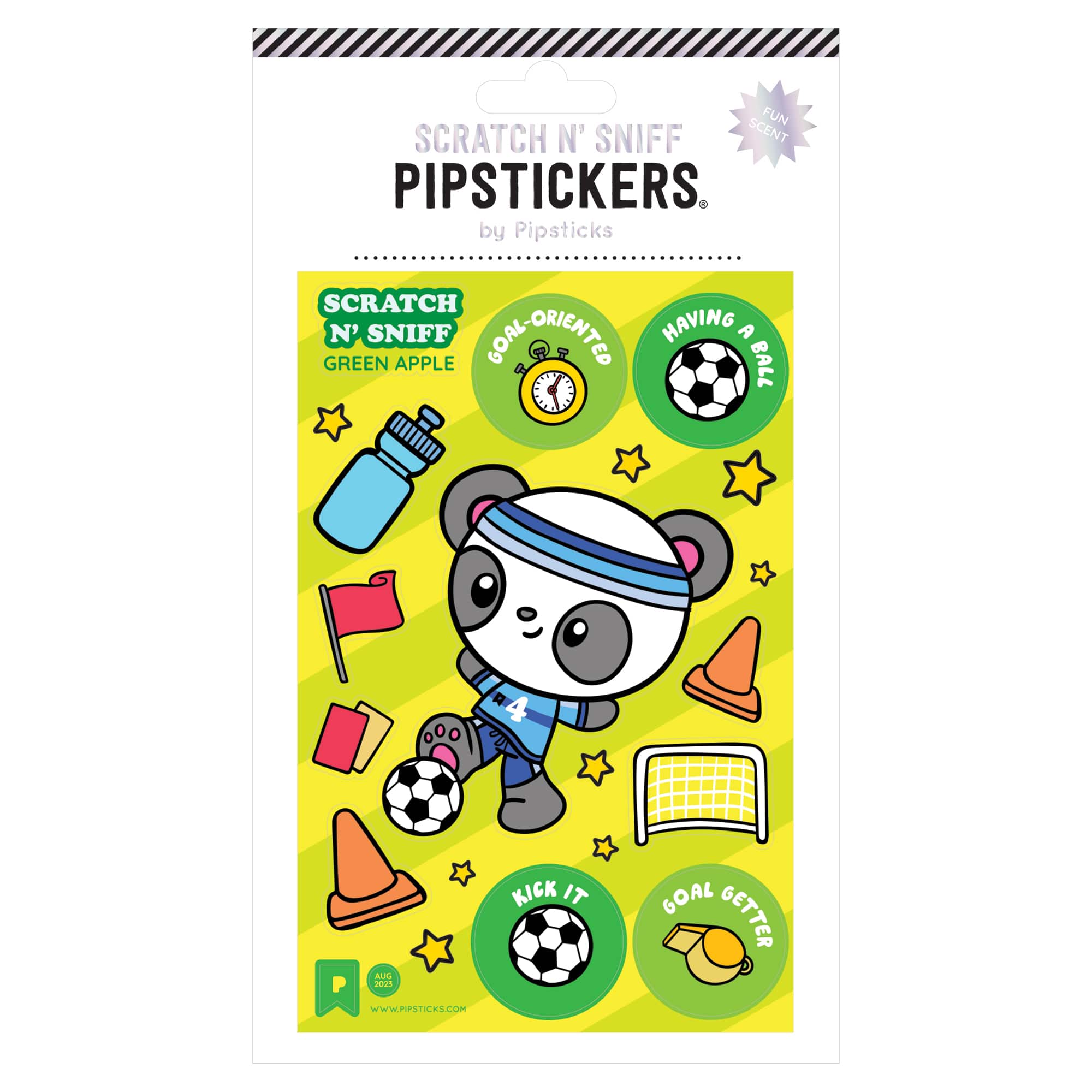 Pipstickers&#xAE; Kick It! Scratch N&#x27; Sniff Stickers