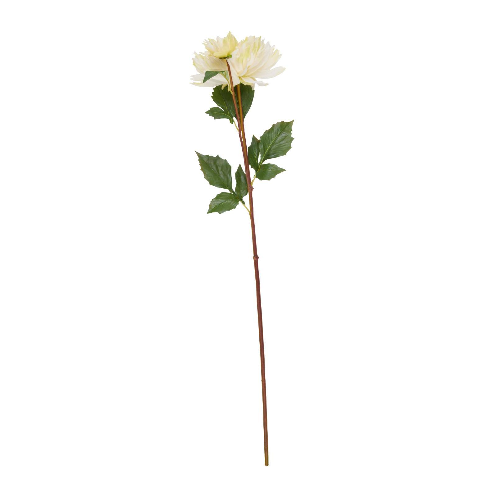 32" White Dahlia Artificial Flower Stem, 8ct.
