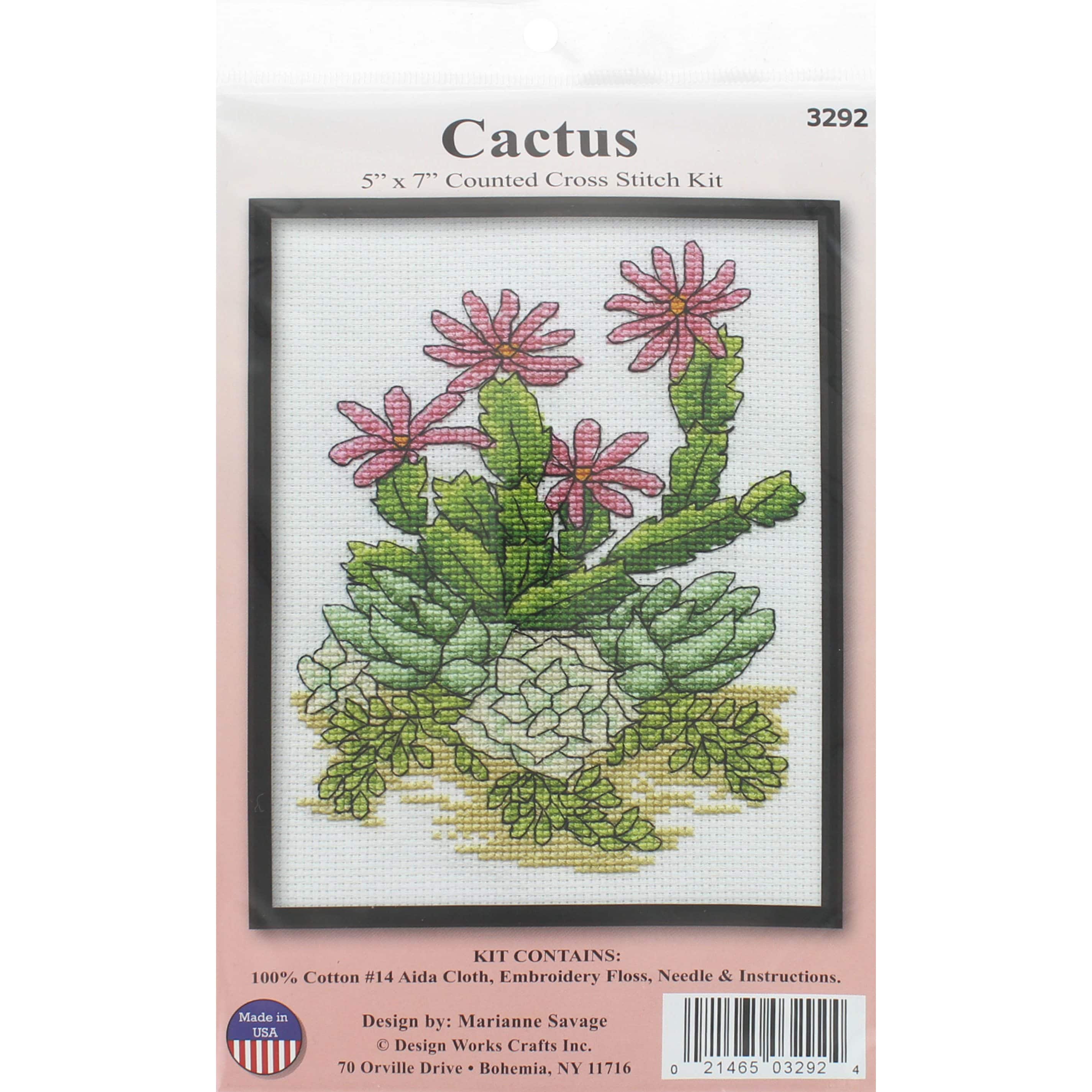 Design Works Cactus Cross Stitch Kit