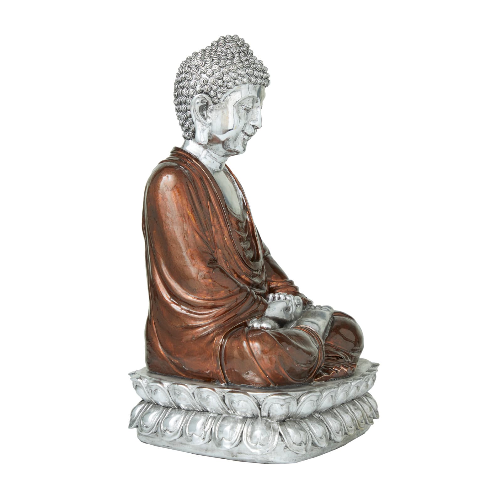 Copper Polystone Eclectic Sculpture, 16" x 12" x 9"