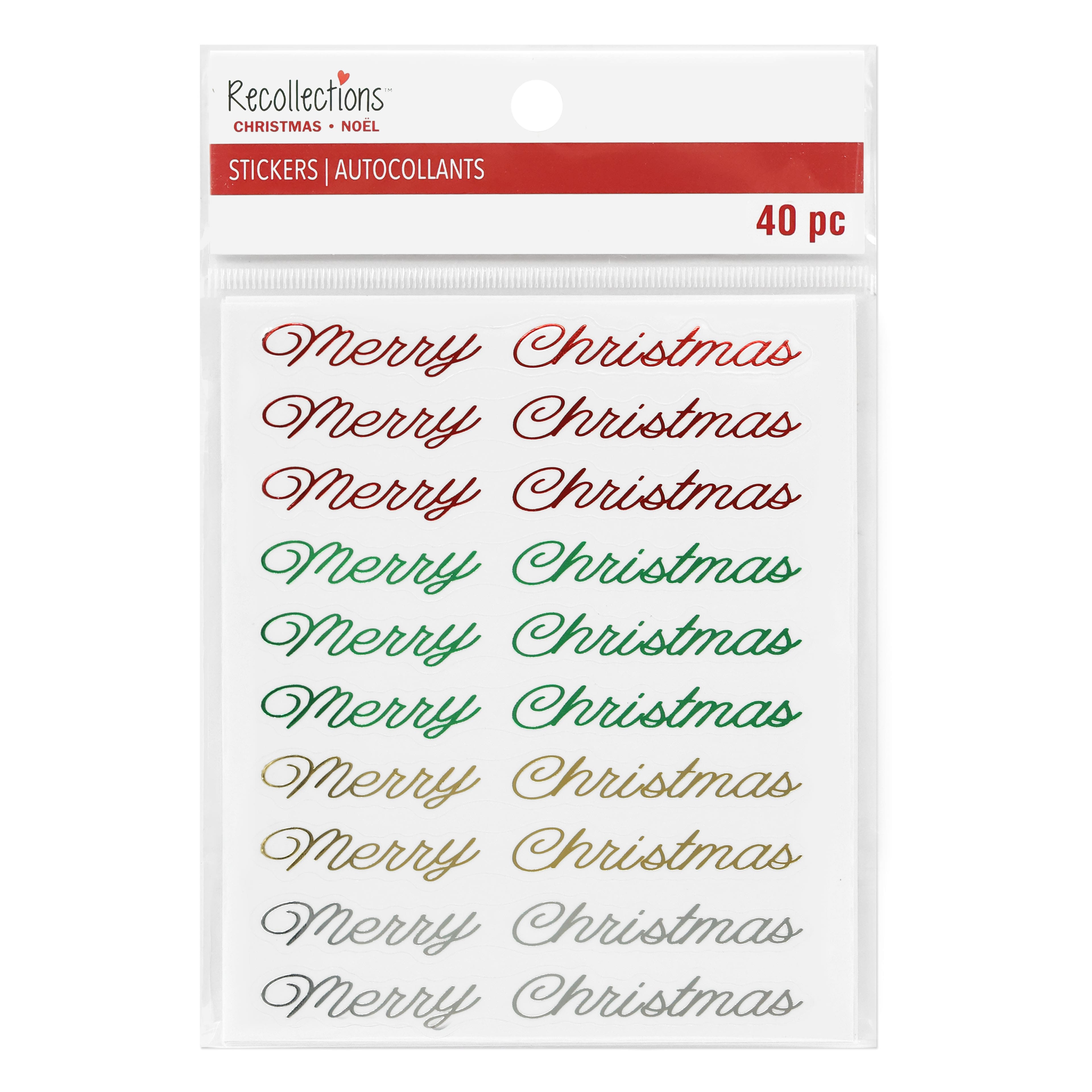 Merry Christmas Stickers by Recollections&#x2122;
