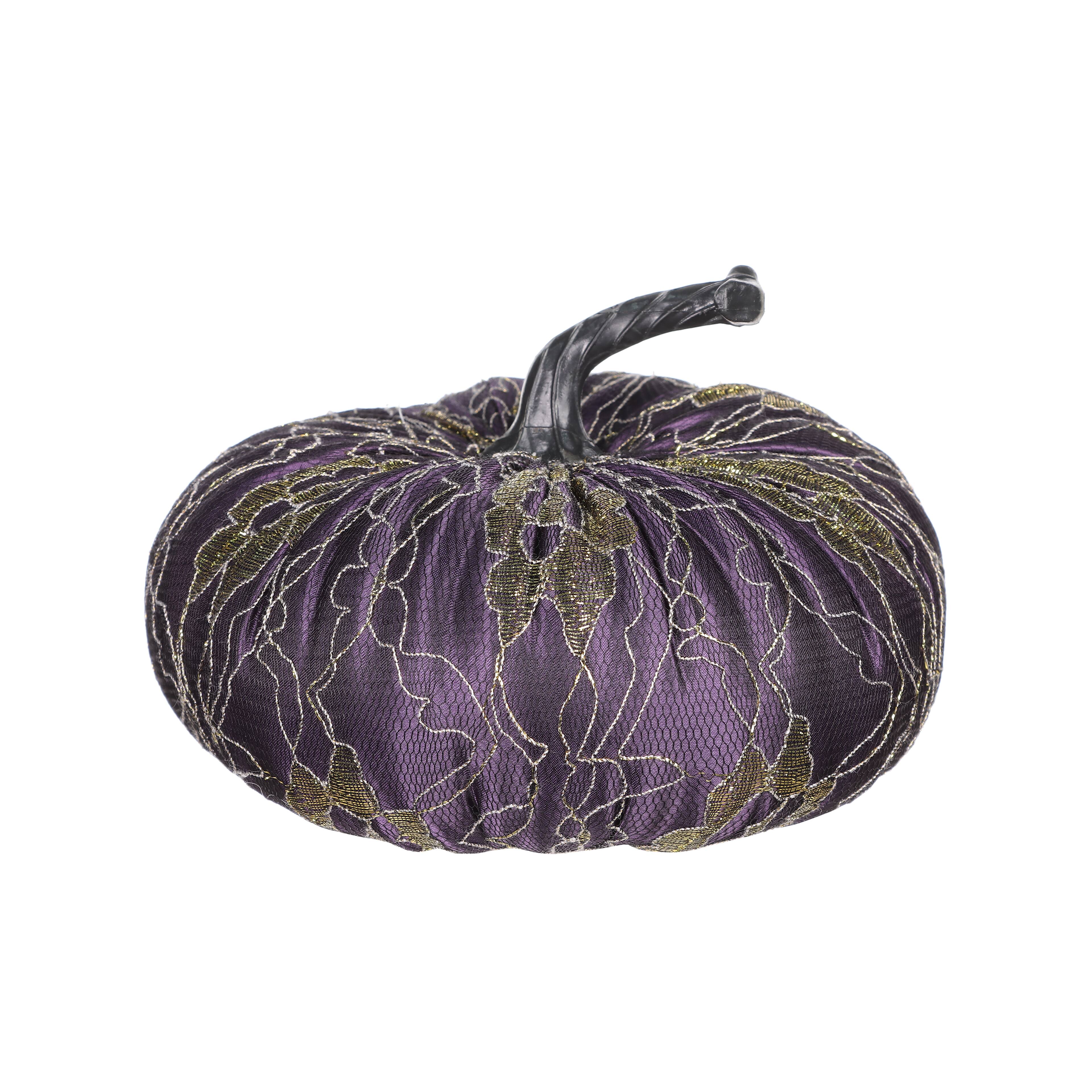 Assorted 7&#x22; Lace Net Tabletop Fabric Pumpkin, 1pc. by Ashland&#xAE;