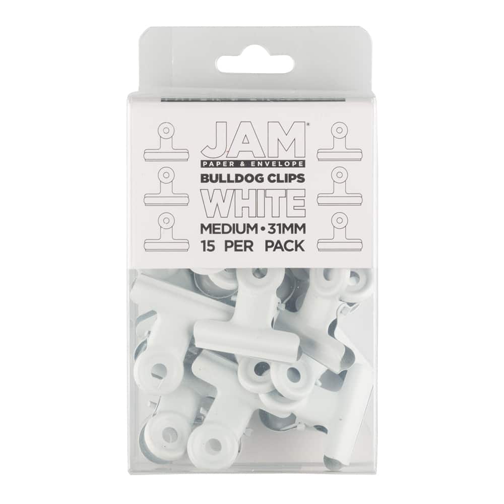 JAM Paper 31mm Metal Bulldog Clips, 15ct.