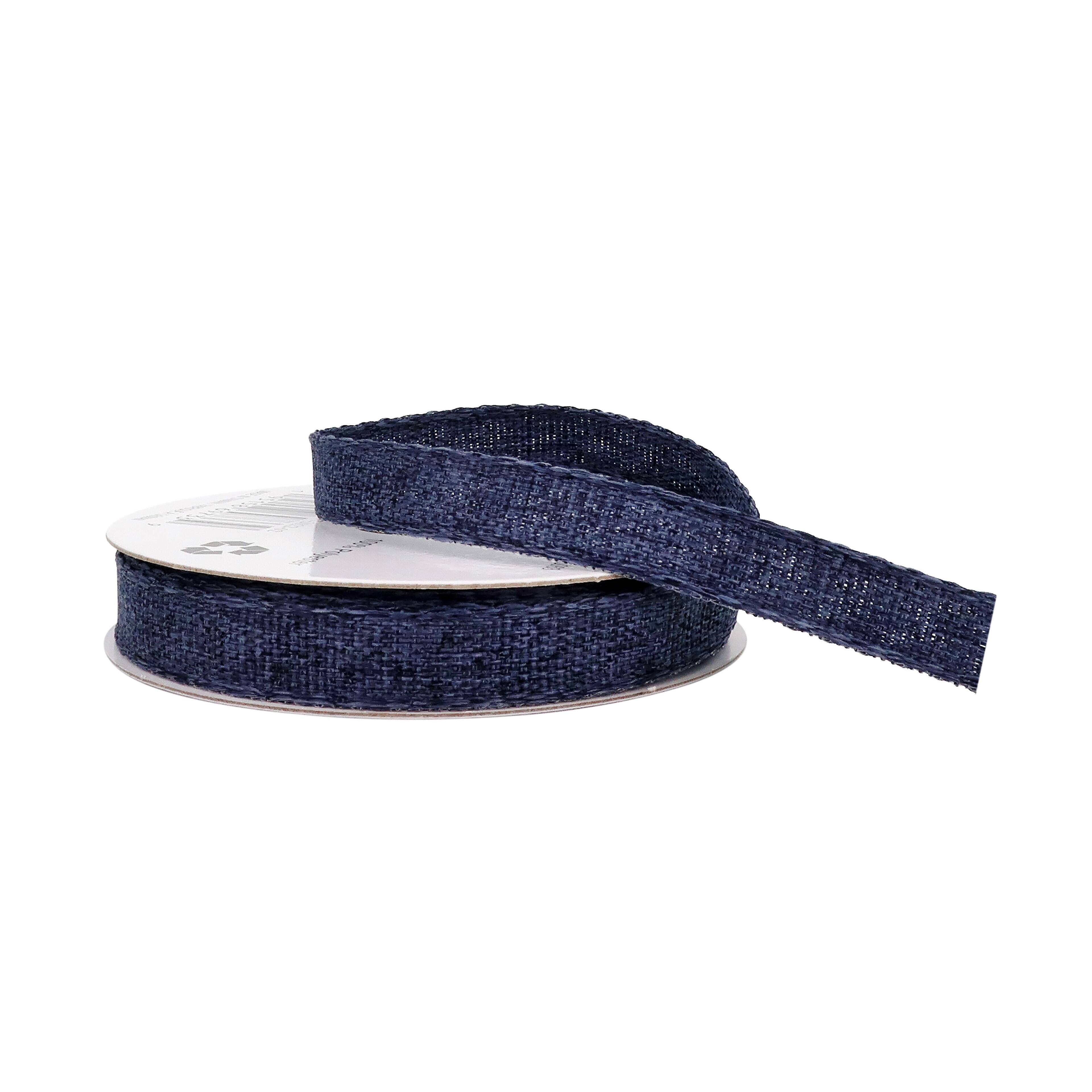 3/8" x 7yd. Faux Linen Ribbon by Celebrate It®