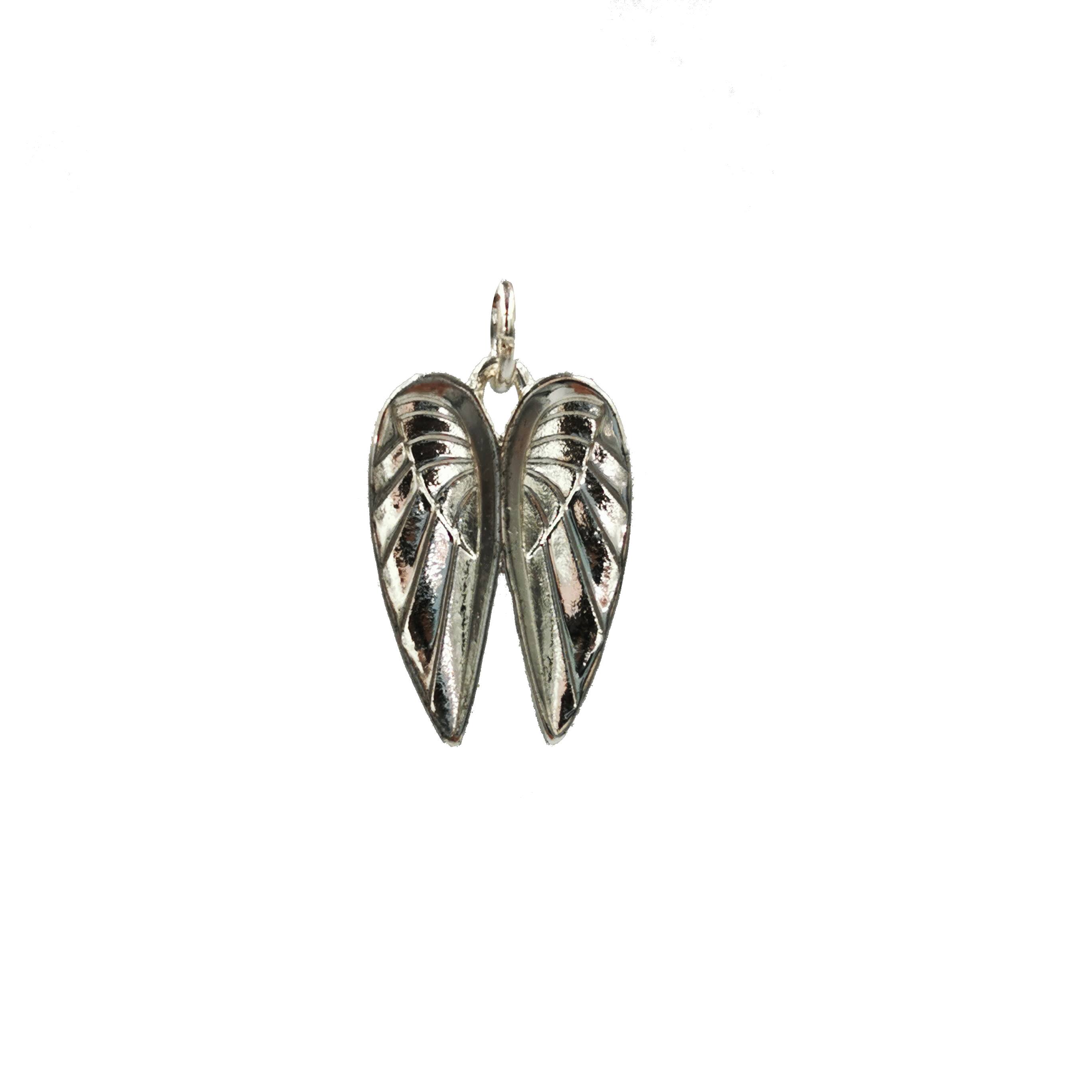 Charmalong™ Antique Silver Plated Wings Charm by Bead Landing™