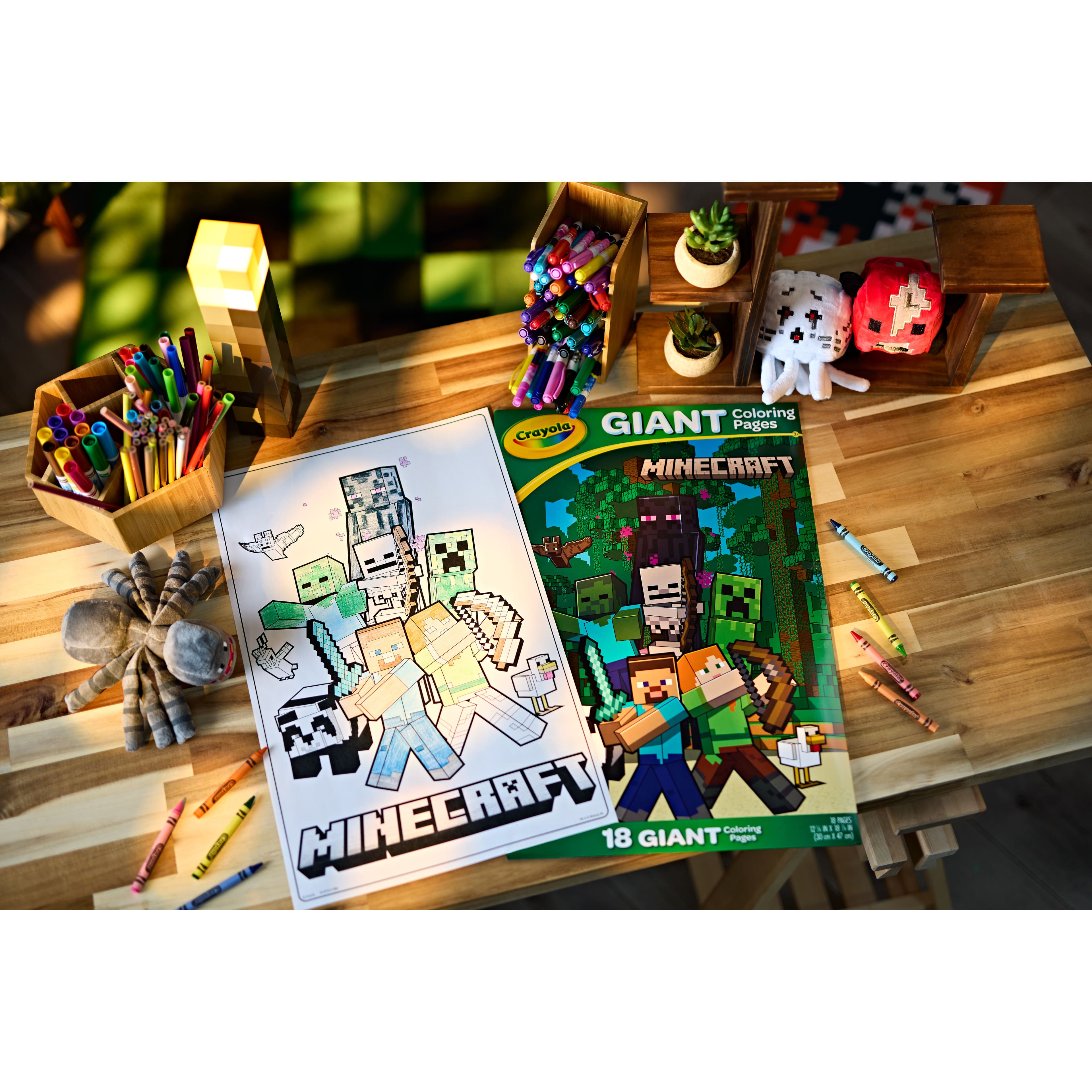 Crayola&#xAE; Minecraft Giant Coloring Pages