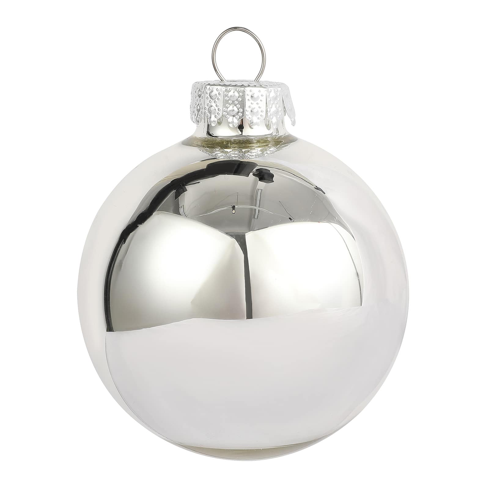6 Pack 2.5&#x22; Shiny Glass Ball Ornaments by Ashland&#xAE;