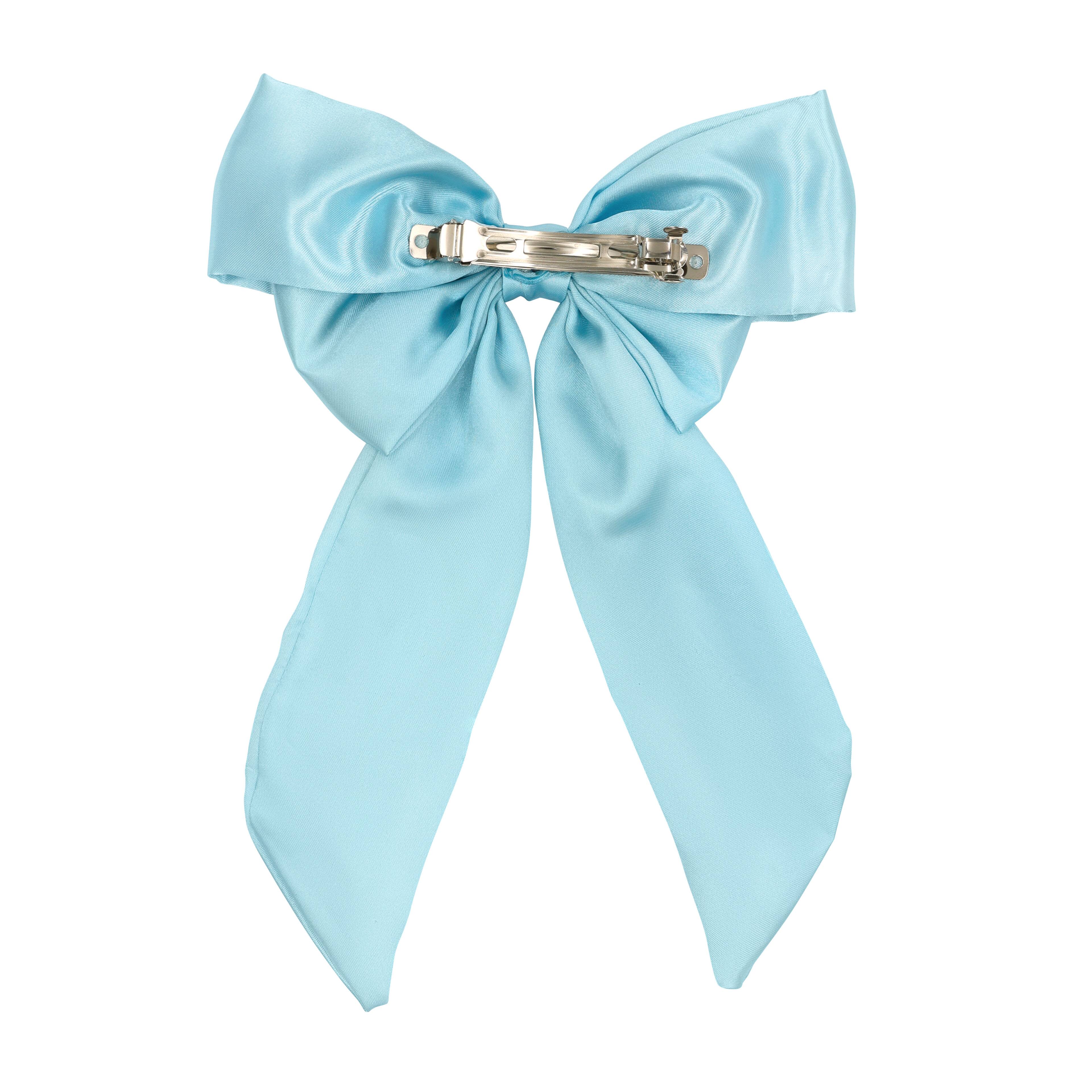 Assorted Big Soft Bow Hair Clip, 1pc. by Fab Finds
