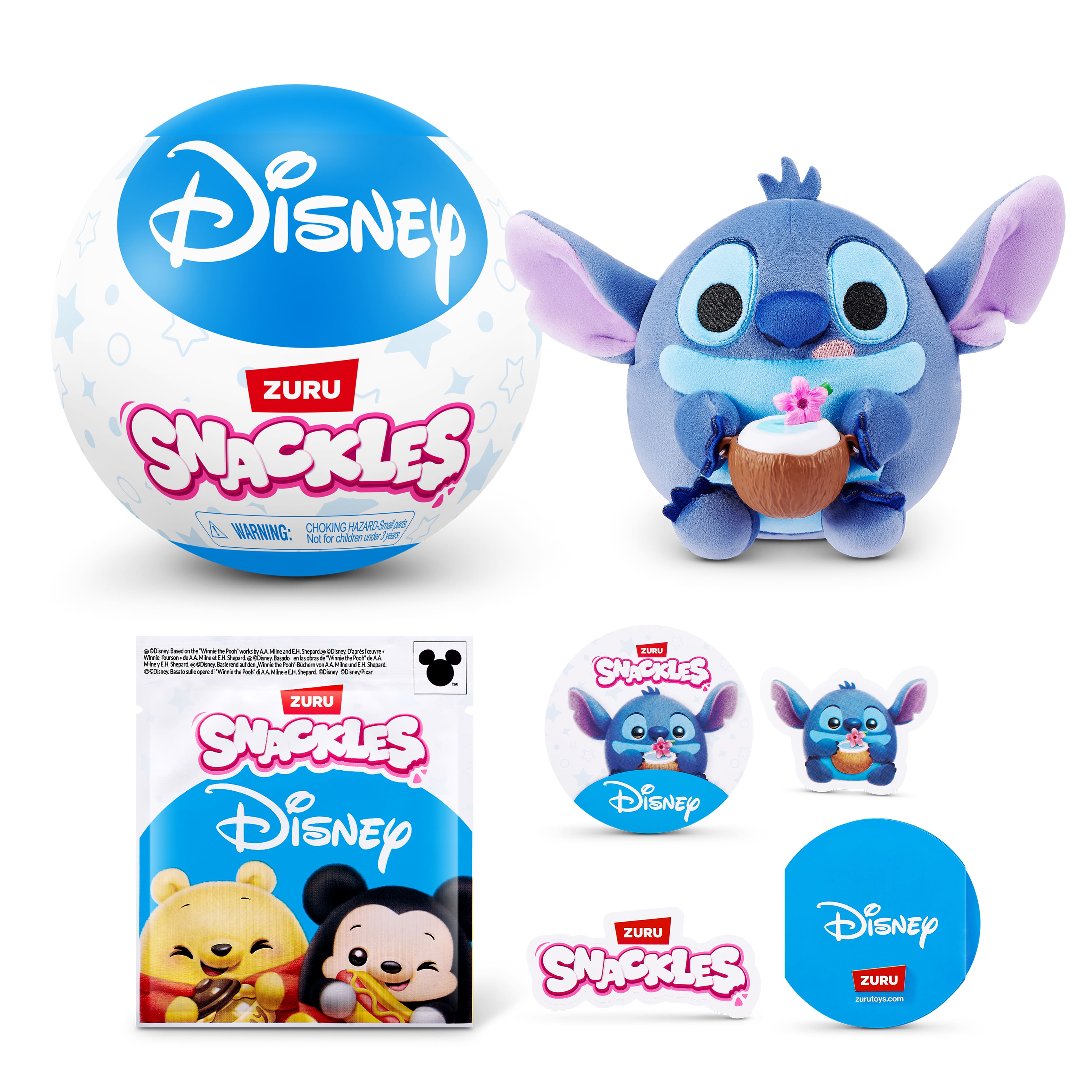 Snackles Disney&#xAE; 5&#x22; Plushie Blind Pack