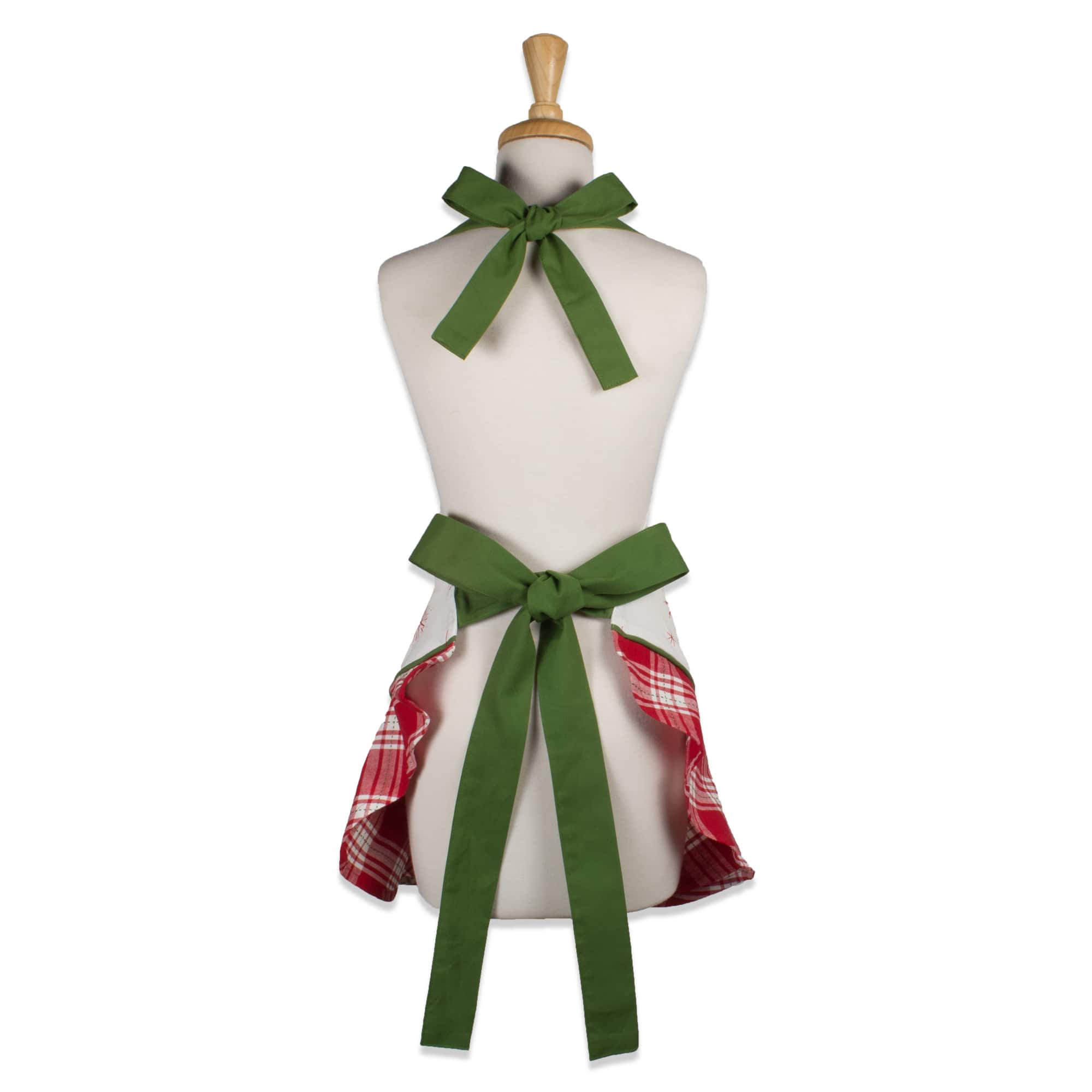 DII&#xAE; White Christmas Tree Ruffle Apron