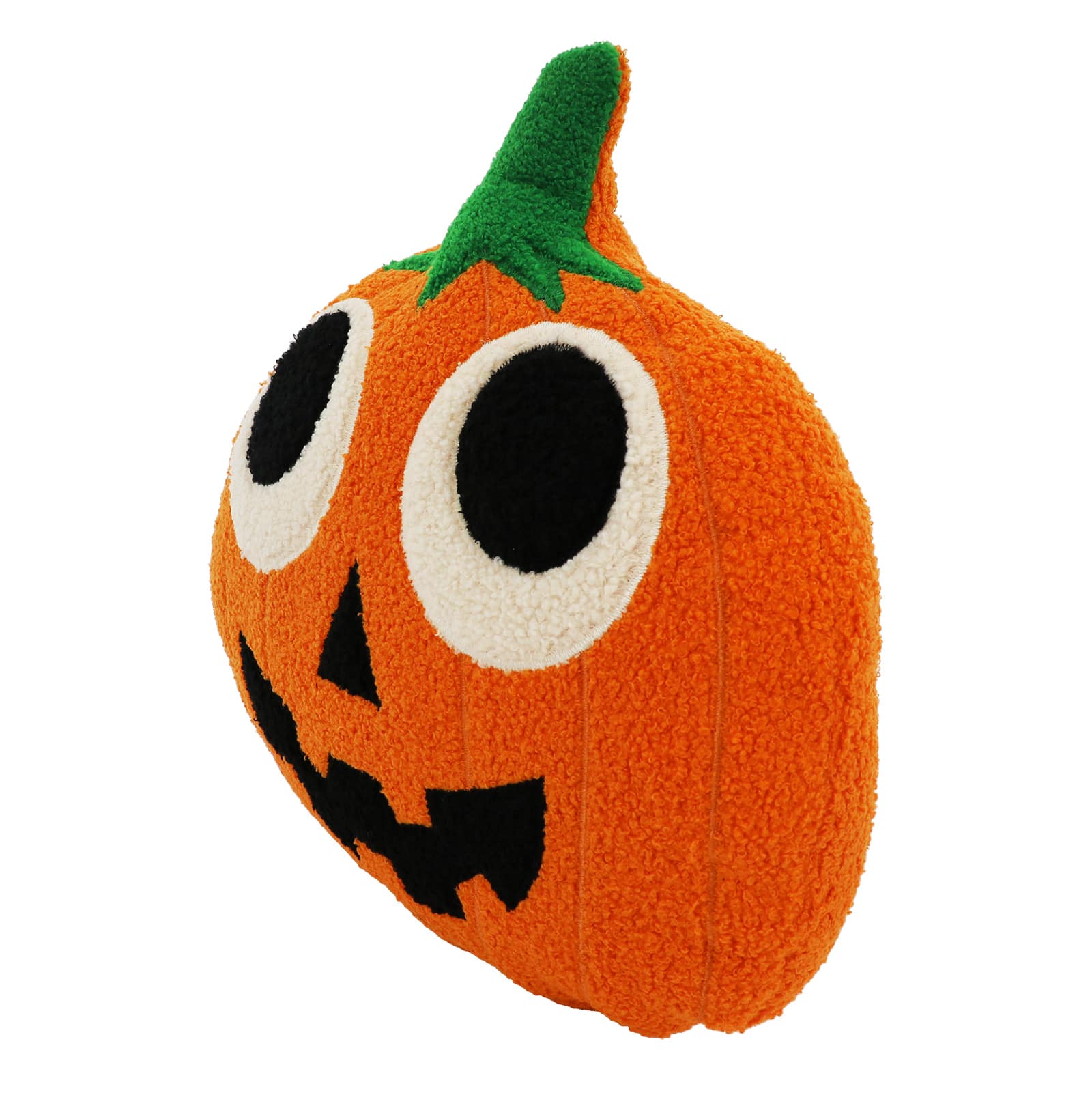 16&#x22; Silly Orange Pumpkin Face Pillow by Ashland&#xAE;