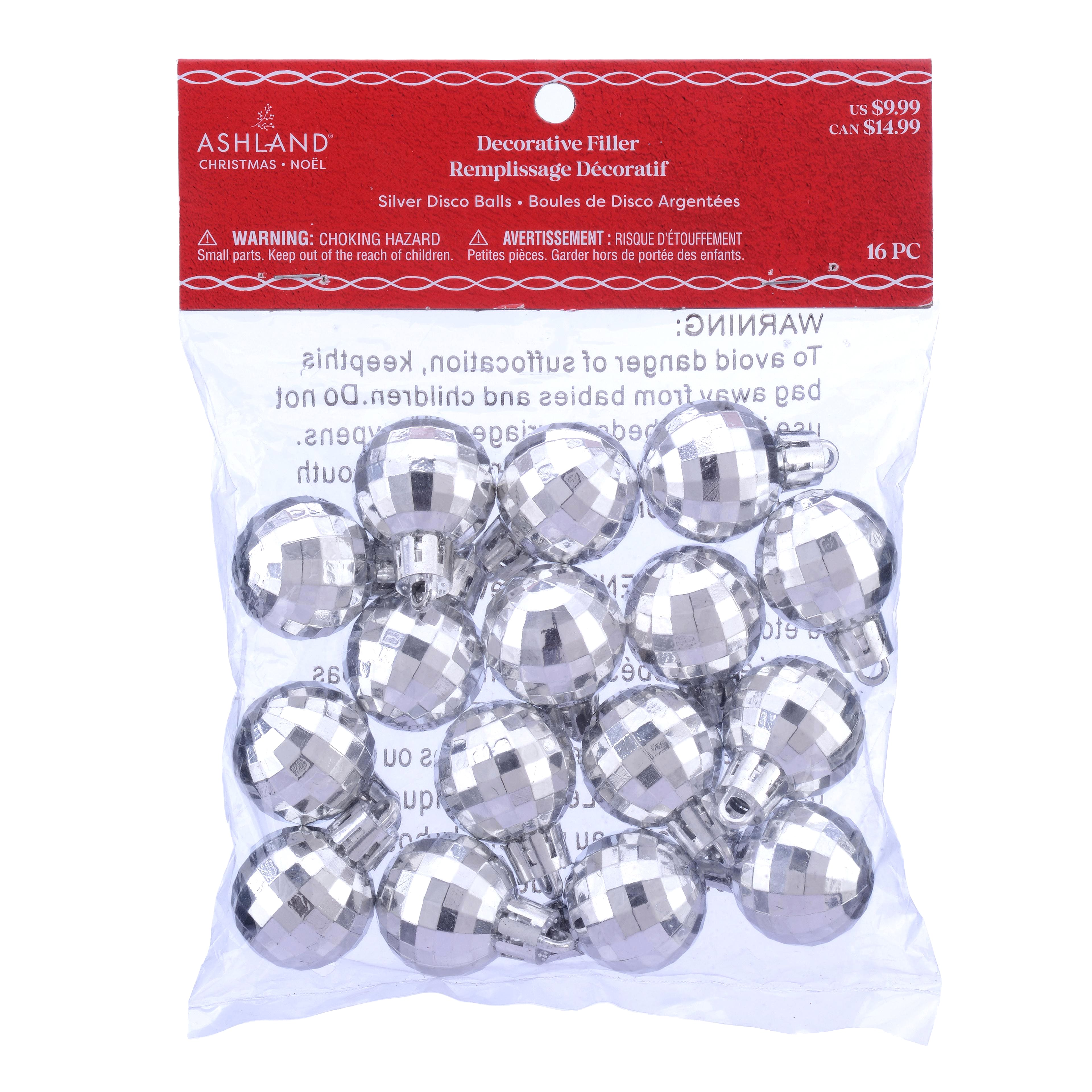 Silver Disco Balls Decorative Filler, 16ct. by Ashland&#xAE;