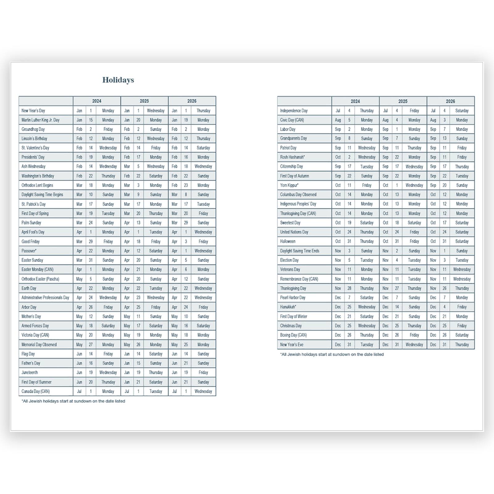 House of Doolittle® Blue Recycled Daily Educational Planner
