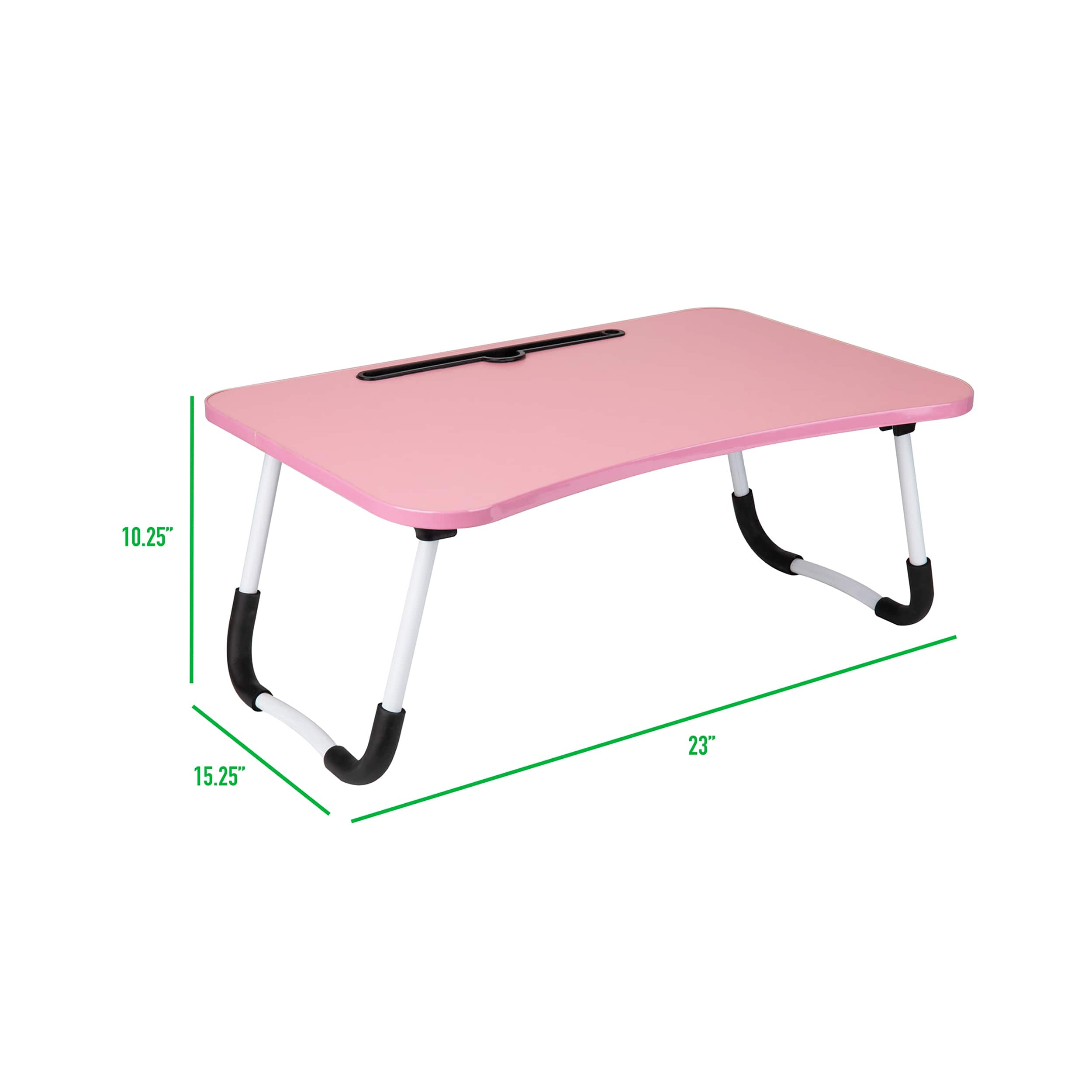 Mind Reader Freestanding Portable Foldable Lap Desk with Fold-Up Legs