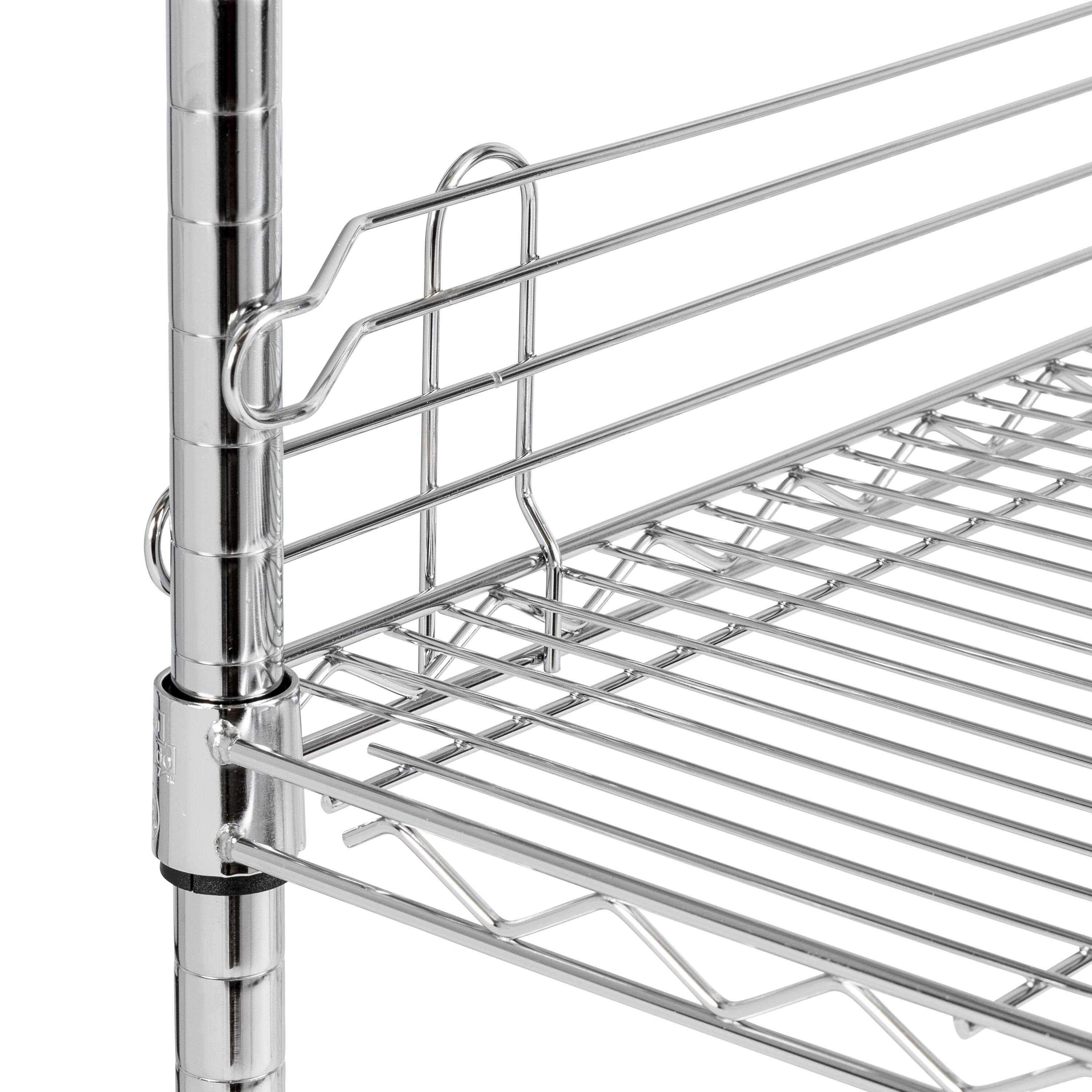 Honey Can Do Chrome 6-Tier Heavy-Duty Adjustable Shelving Unit