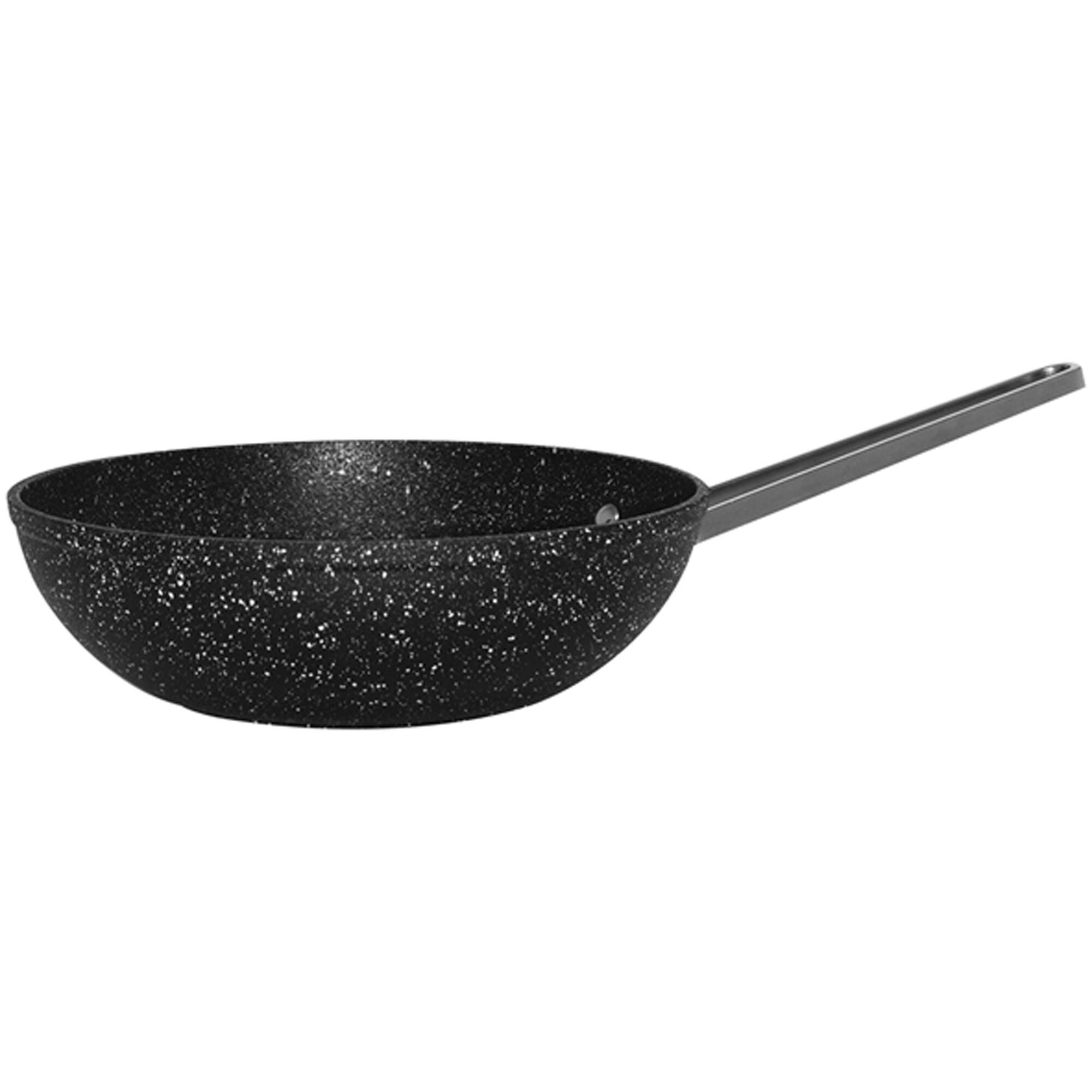 THE ROCK by Starfrit 7.08&#x22; Personal Wok Pan With Stainless Steel Wire Handle