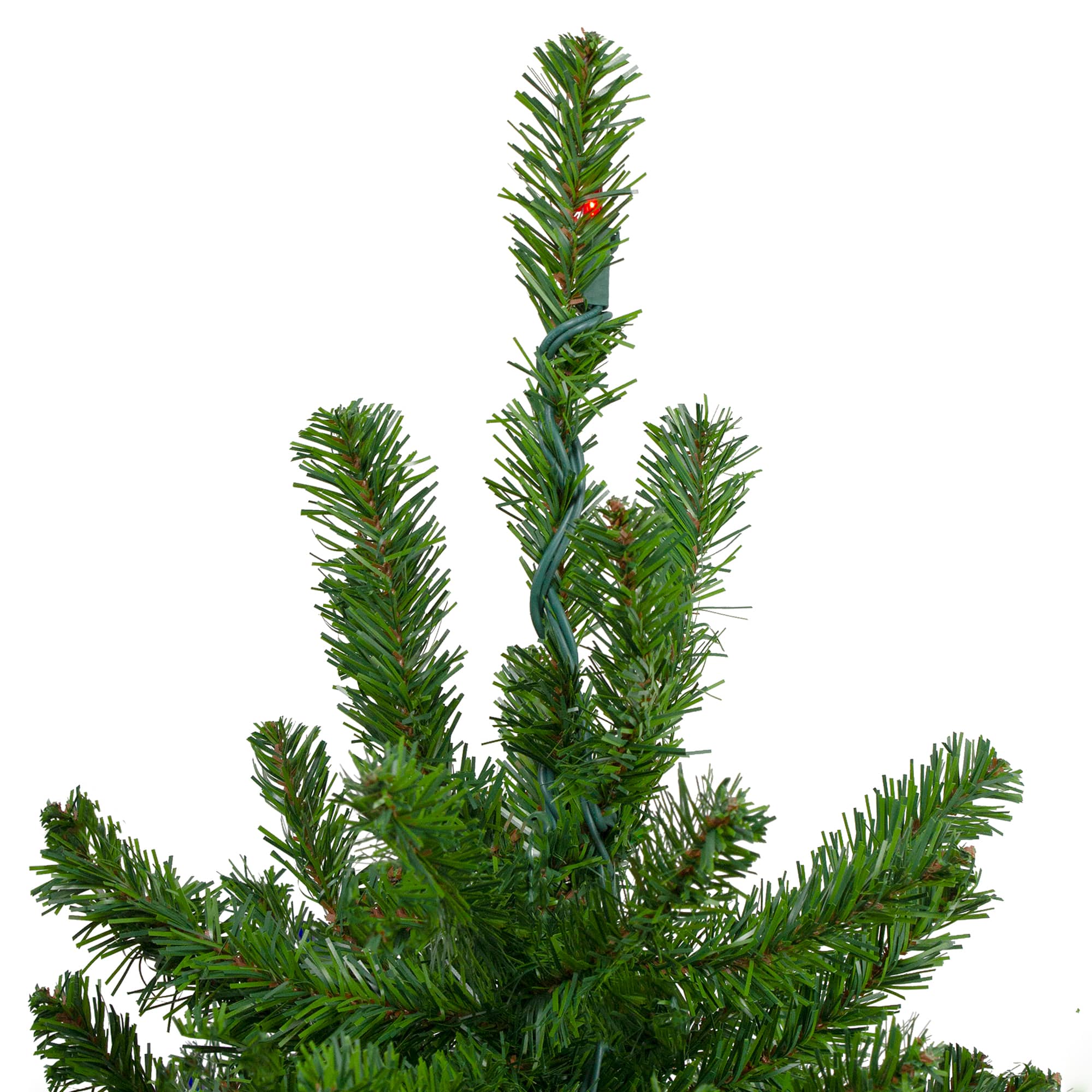 3 Pack Pre-Lit Alpine Artificial Christmas Tree Set, Multicolor Lights