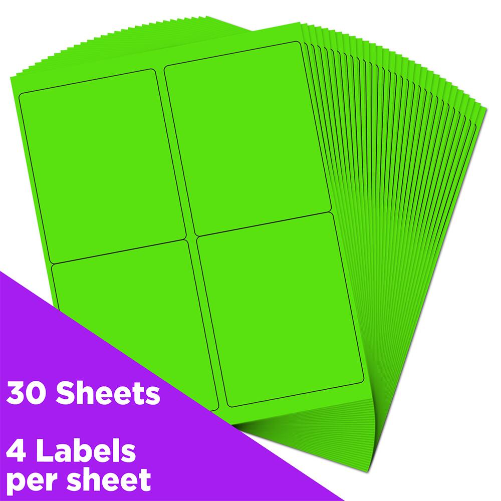 JAM Paper Extra Large Shipping Address Label Stickers