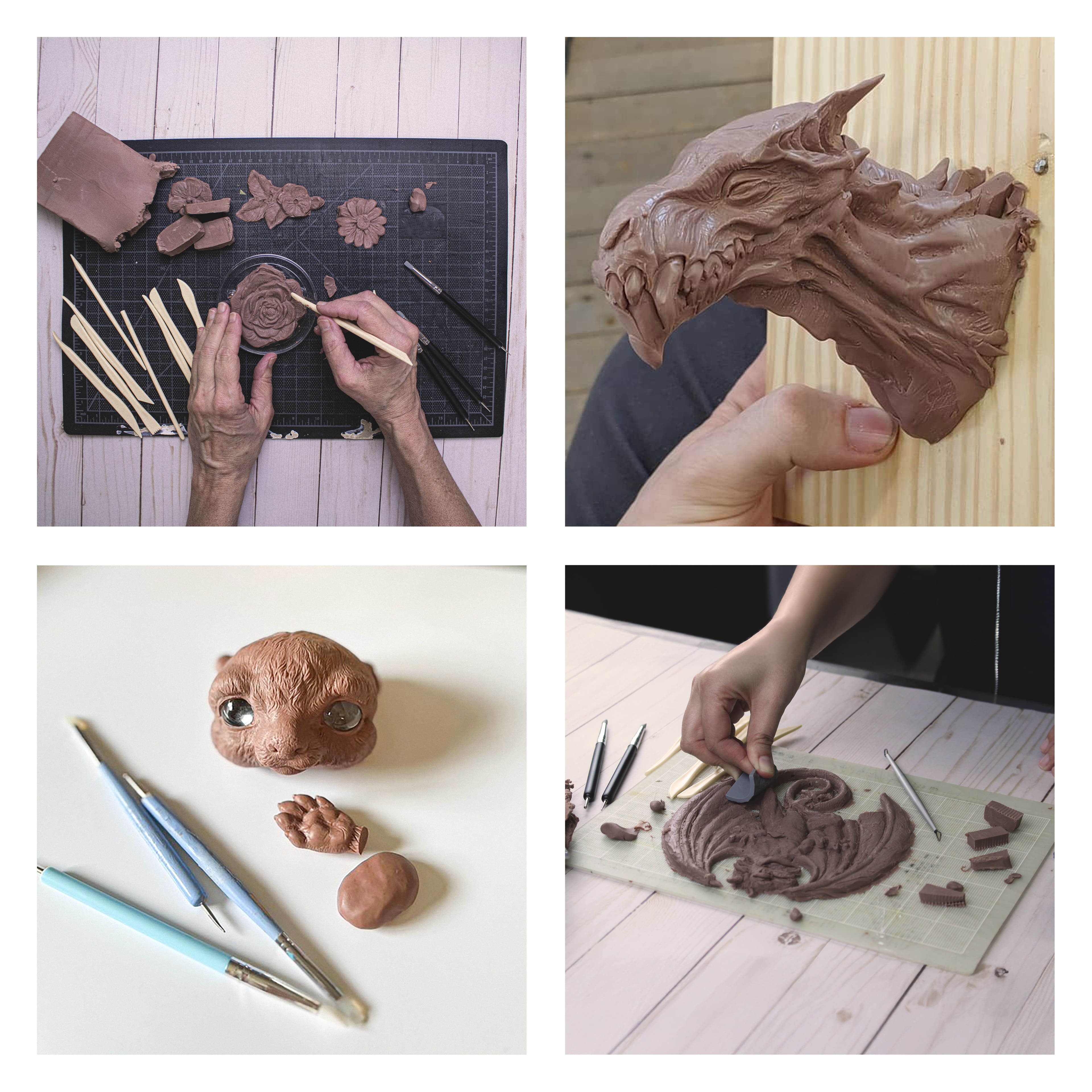 Monster Clay&#xAE; 3lb. Medium Brown Elastic Clay