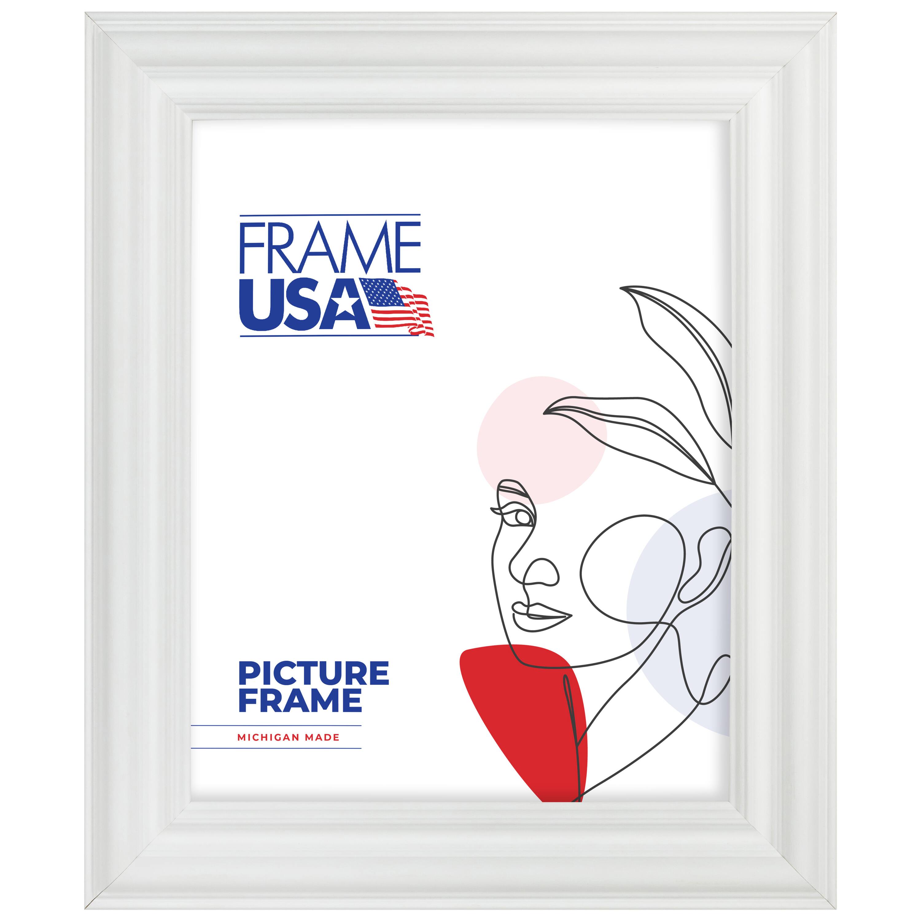 Frame USA Grande White Single Image Picture Frame