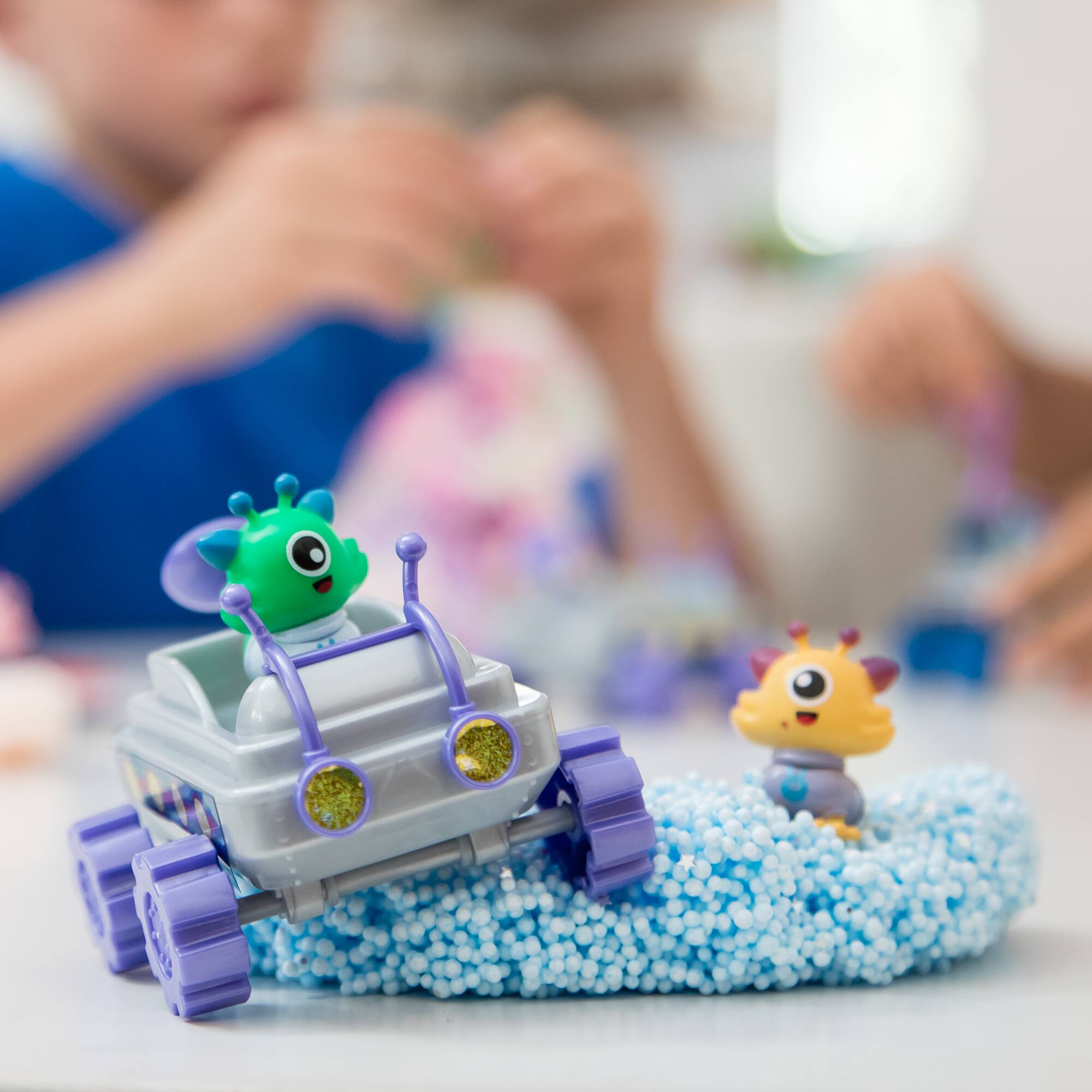 Educational Insights Space Squad Purple, Sparkle Pink, Sparkle Blue & Sparkle Yellow Playfoam Galaxy Pack