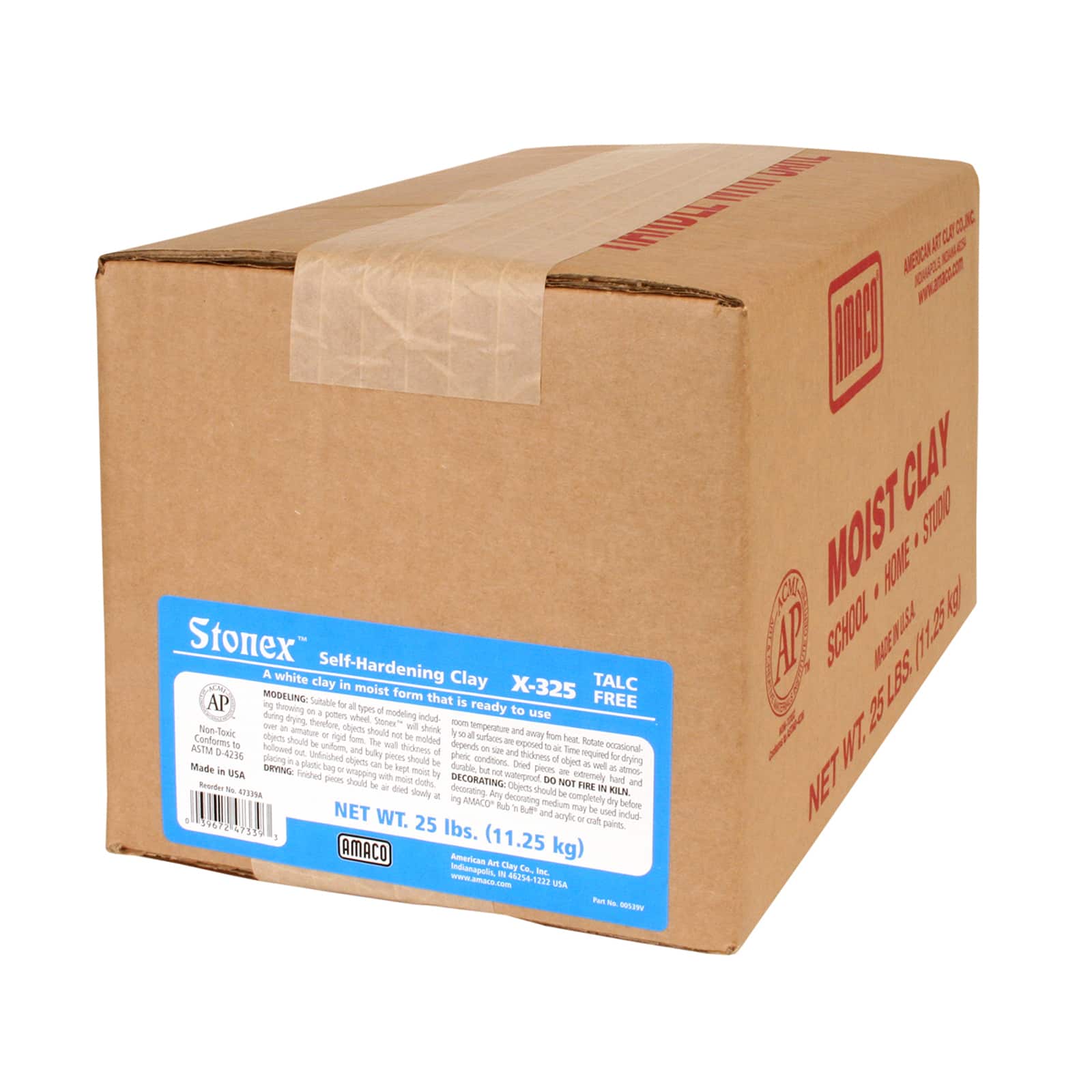 6 Pack: AMACO® 25lb. Stonex™ Self-Hardening Clay