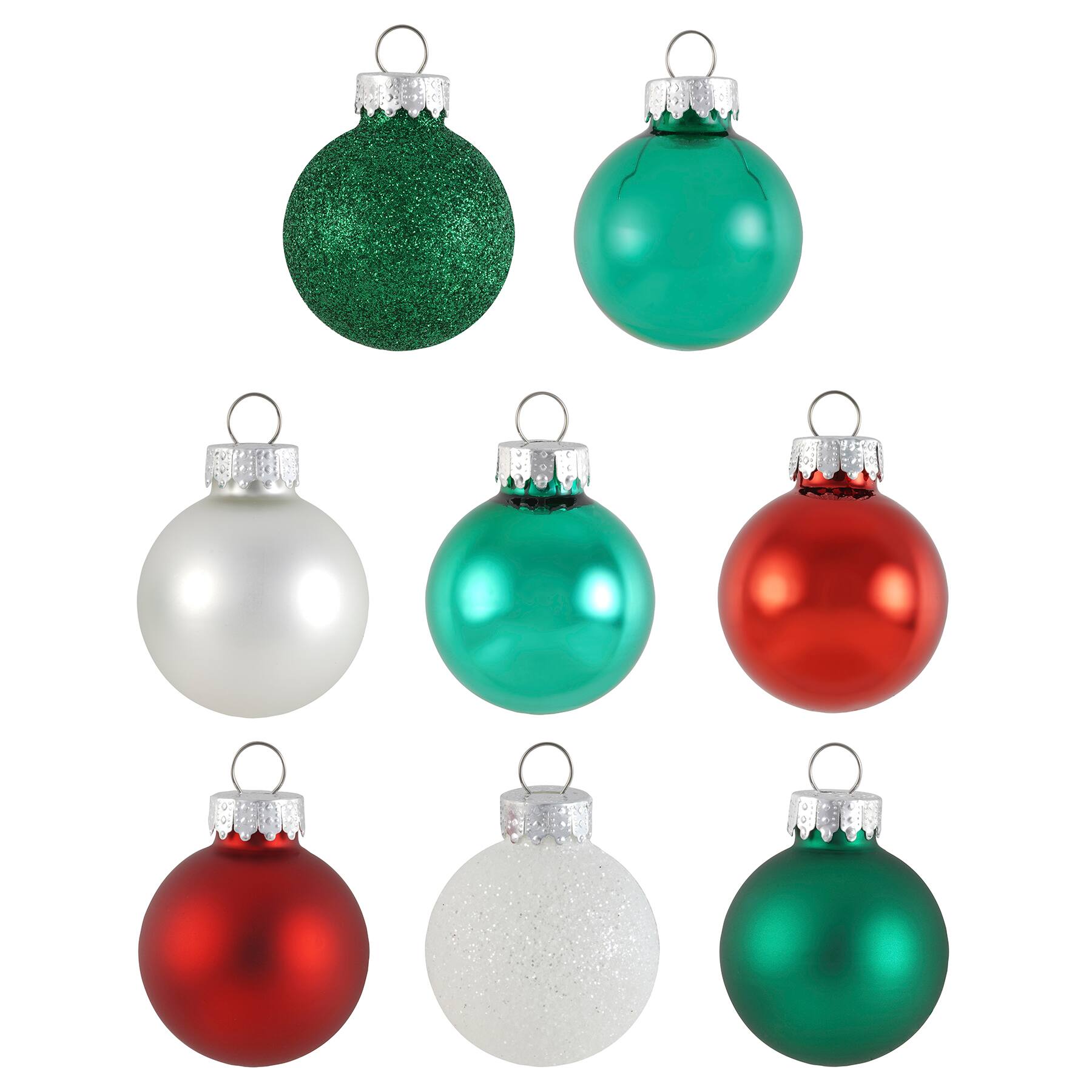 Tiny Treasures 25ct. Mini Glass Ball Ornaments by Ashland® | Ornaments ...