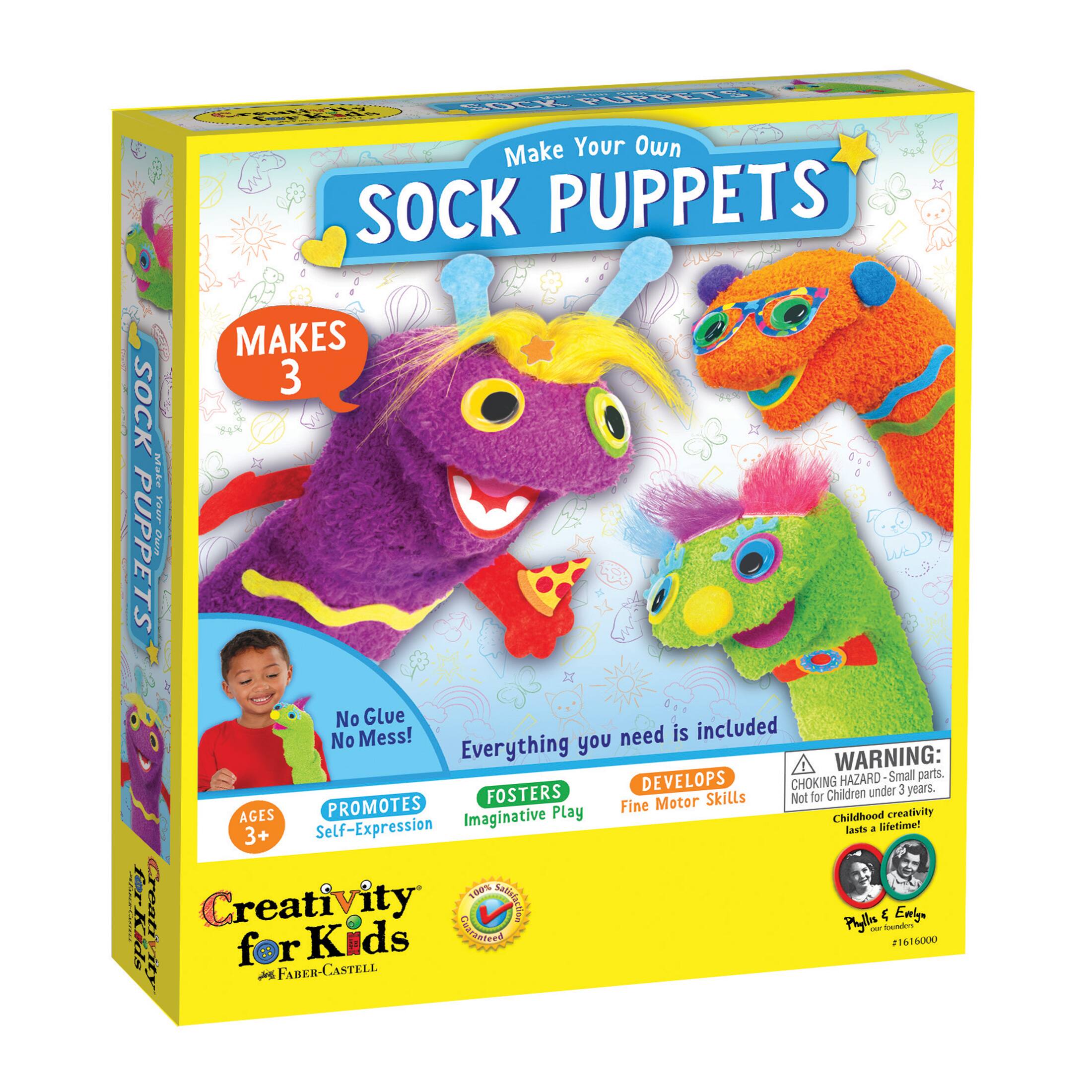 Creativity For Kids Make Your Own Sock Puppets Kit Michaels creativity-for-kids-make-your-own-sock-puppets-kit-michaels