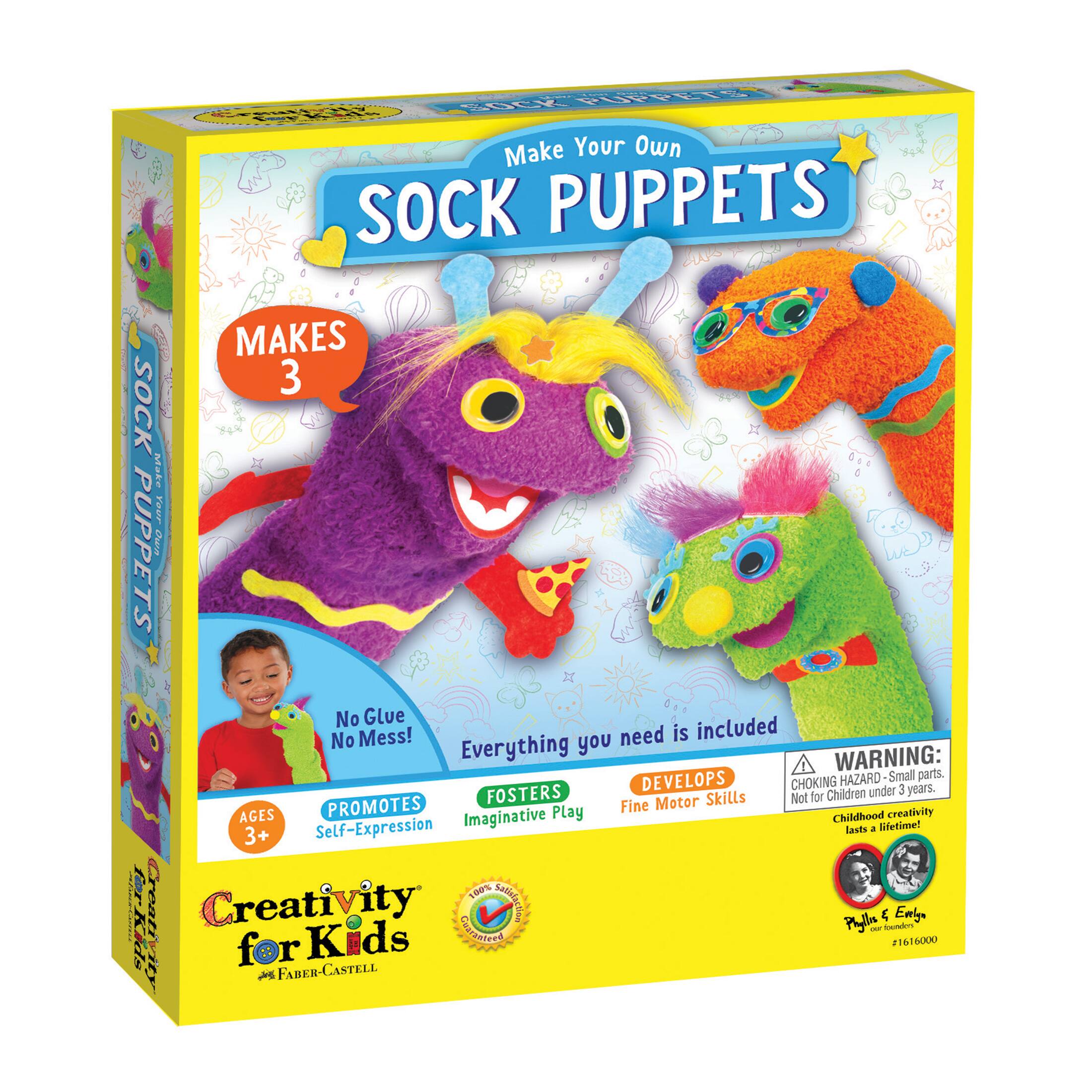 Sock Puppet Kit (Single) - Michelee Puppets