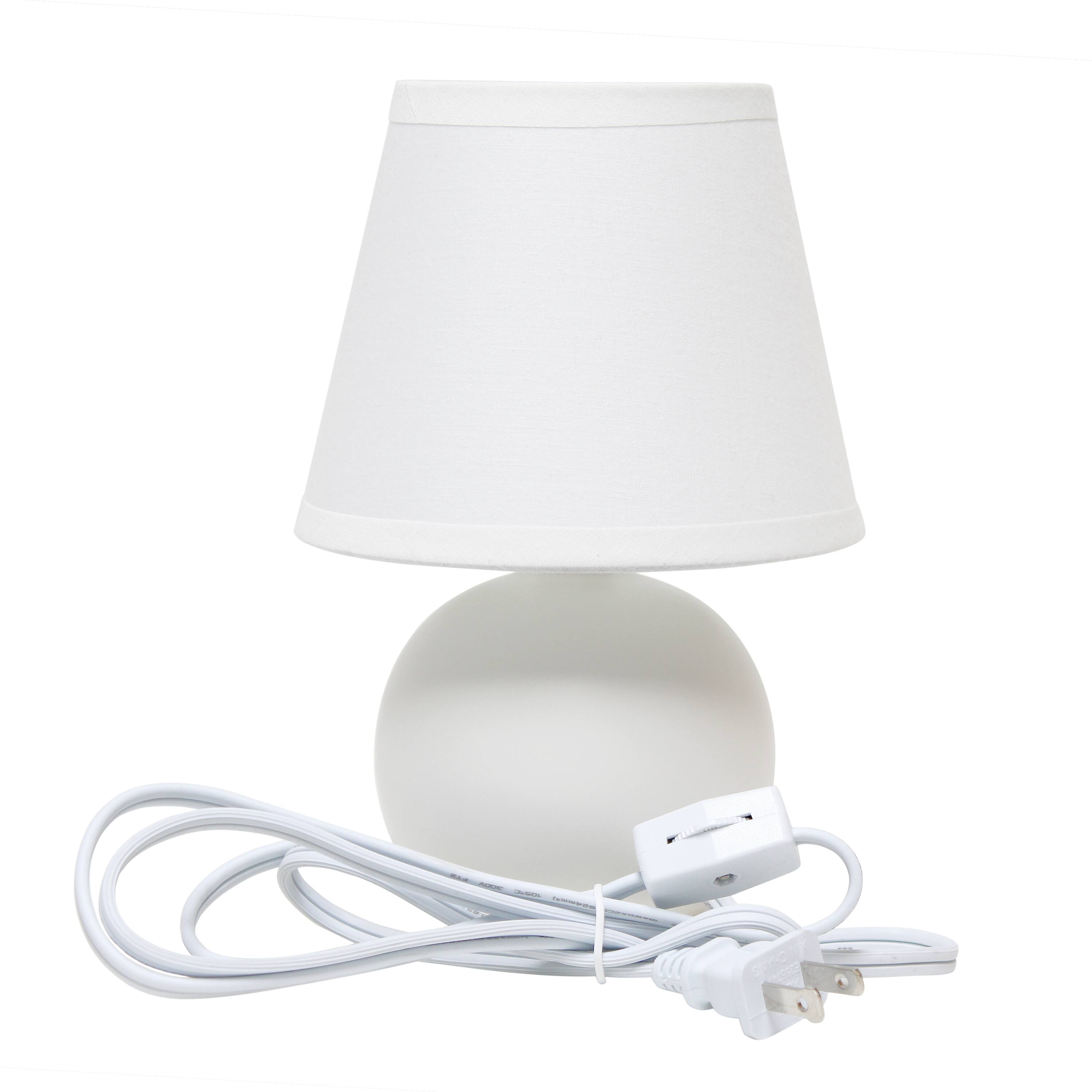 Creekwood Home Nauru 8.5&#x22; Ceramic Orb Base Table Lamp
