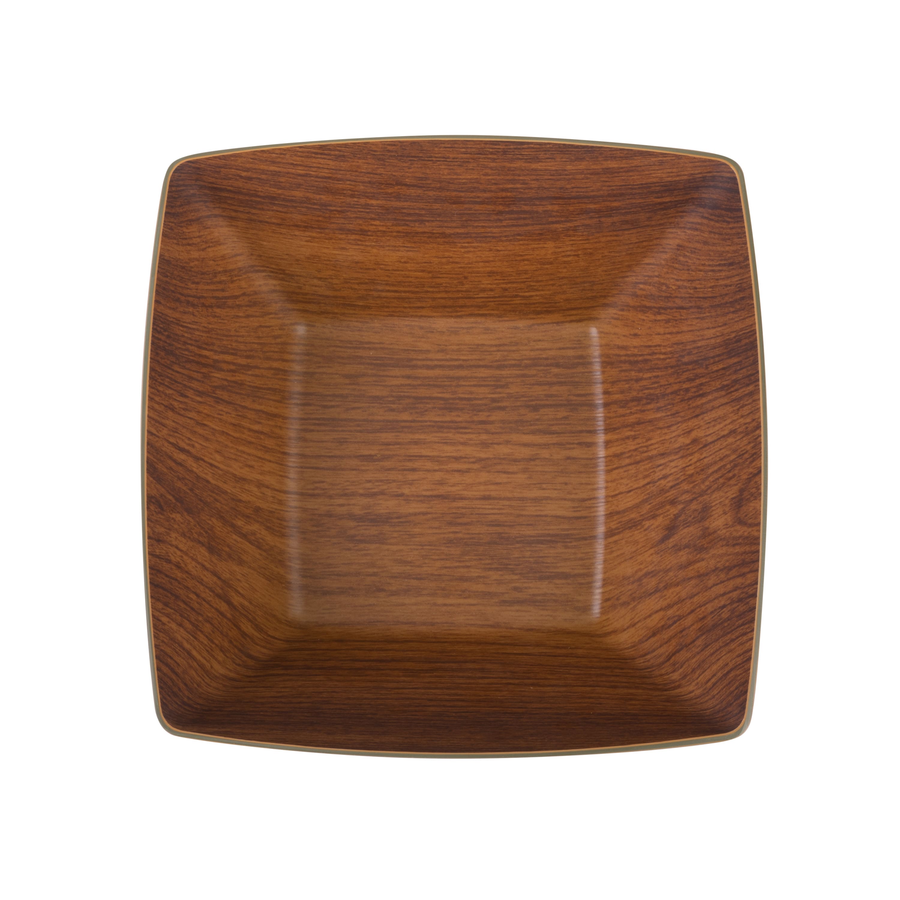 Luxe Party Mahogany Collection Large 9" Square Serving Bowl