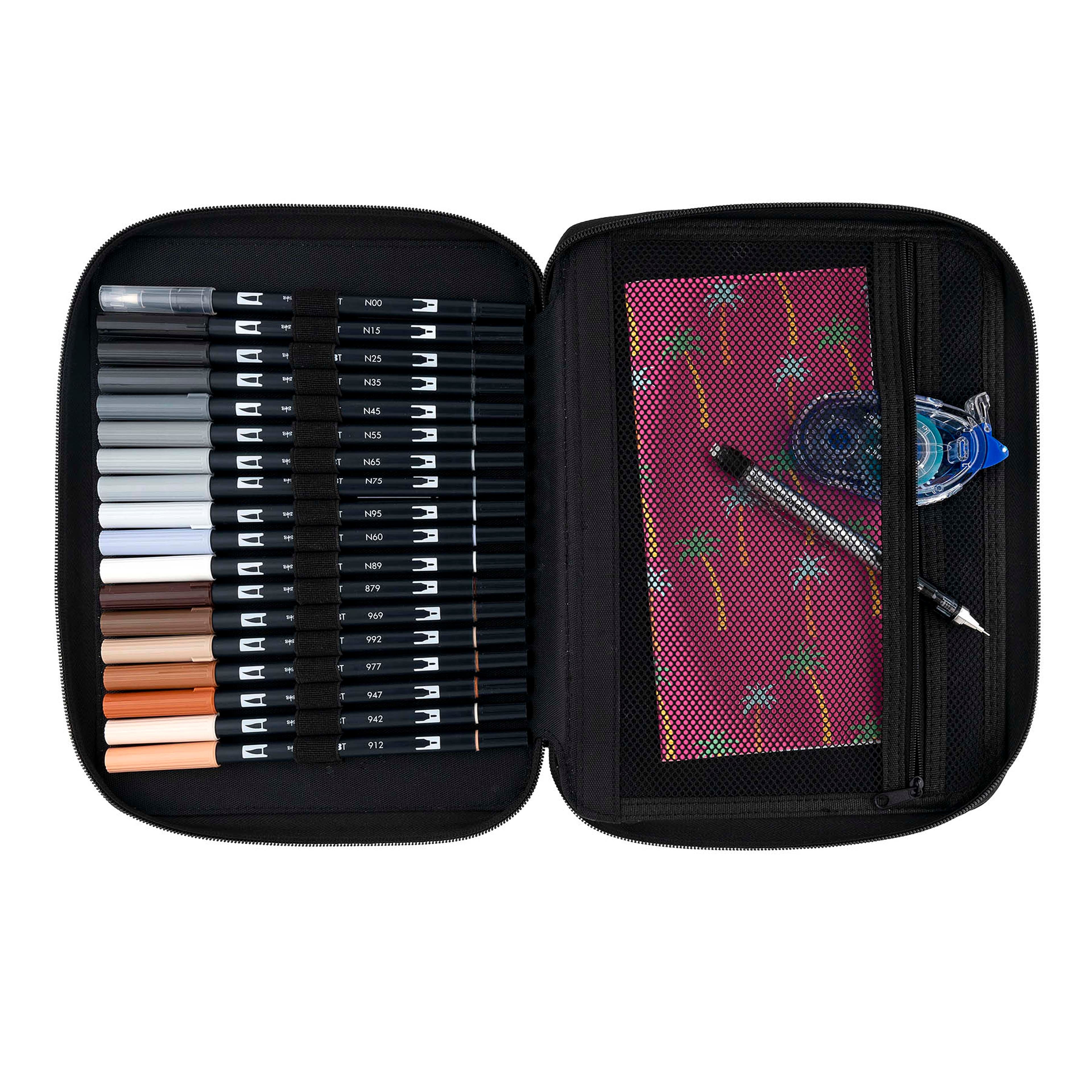 Tombow Dual Brush Pen & Marker Case Set