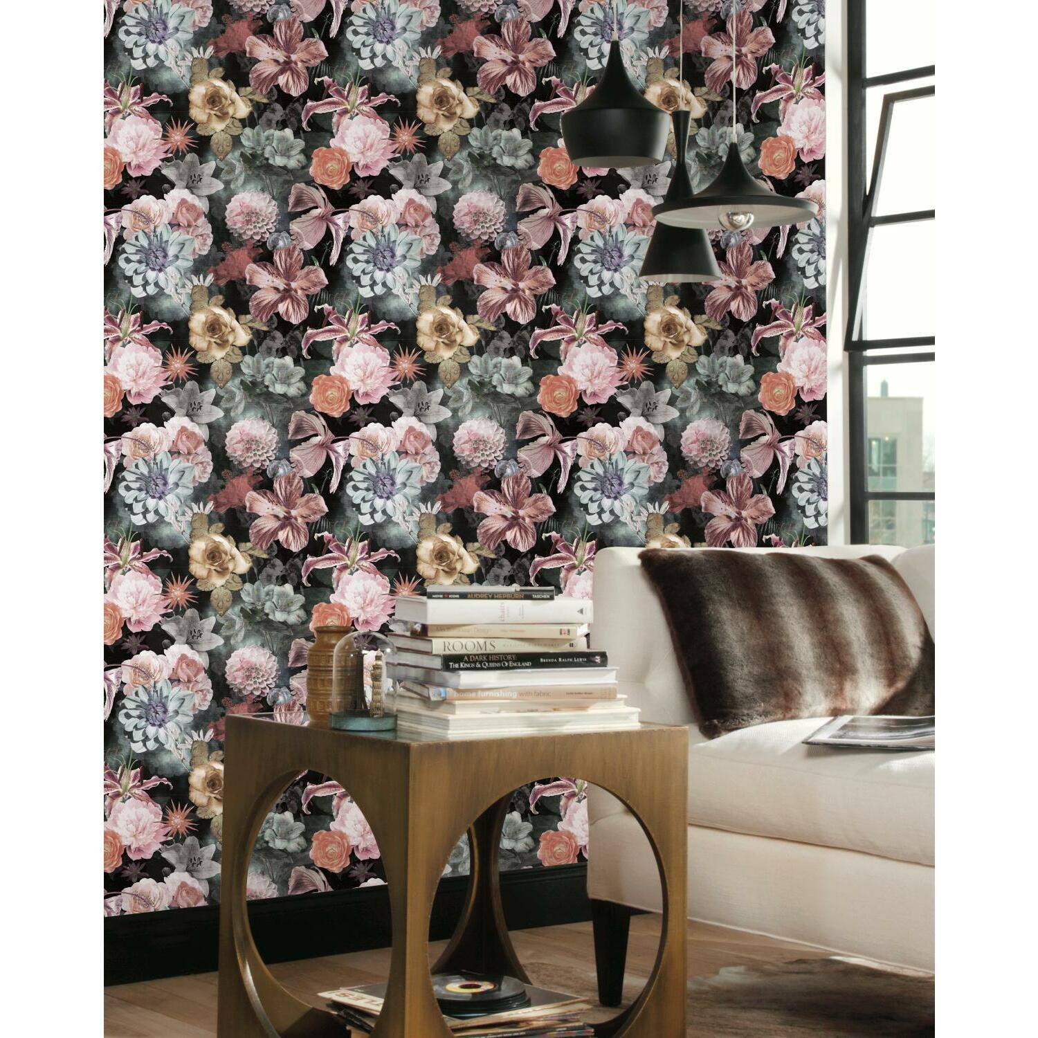 RoomMates Vintage Floral Blooms Peel & Stick Wallpaper