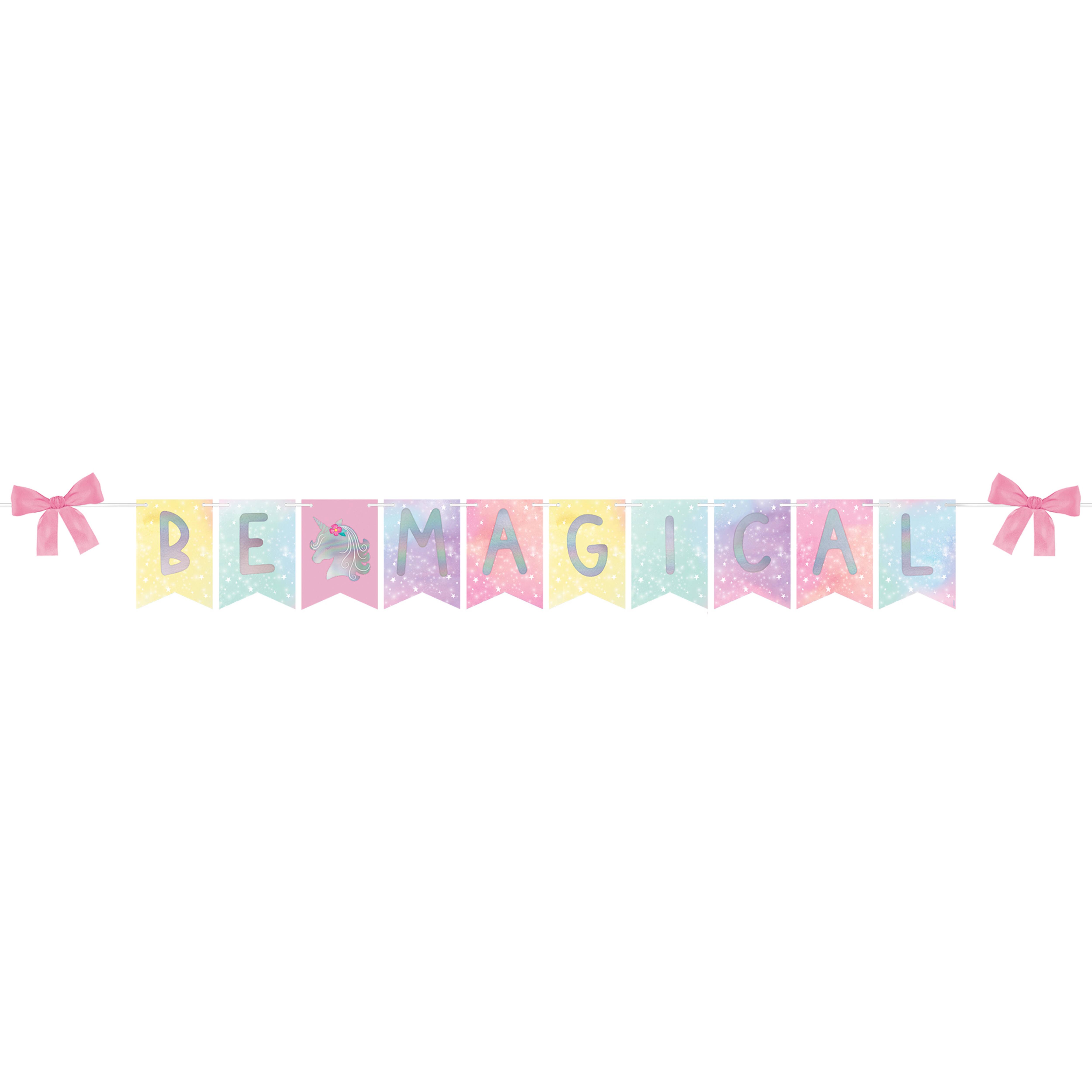 12ft. Enchanted Unicorn Cardboard Banner