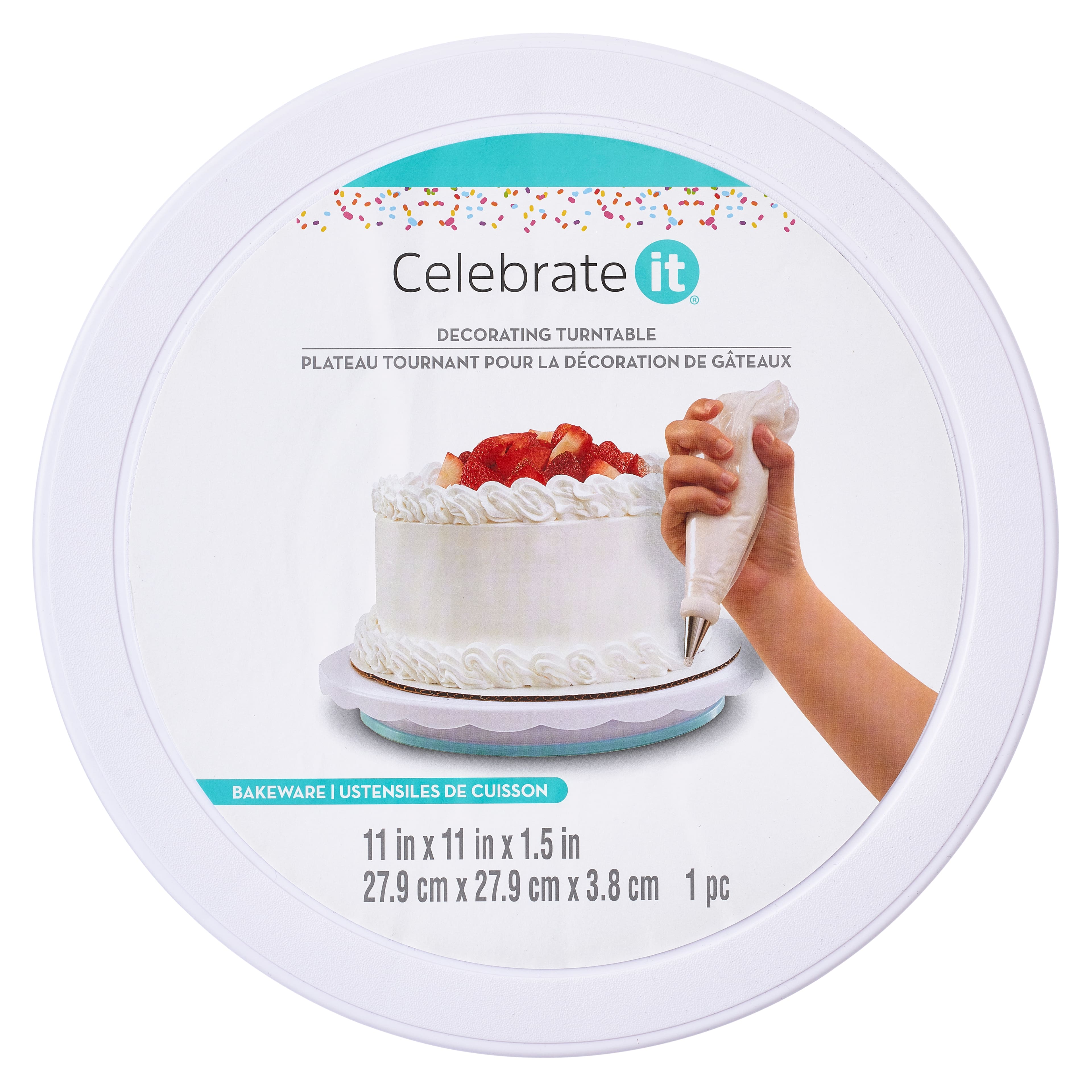 8 Pack: Turntable Cake Stand by Celebrate It&#xAE;