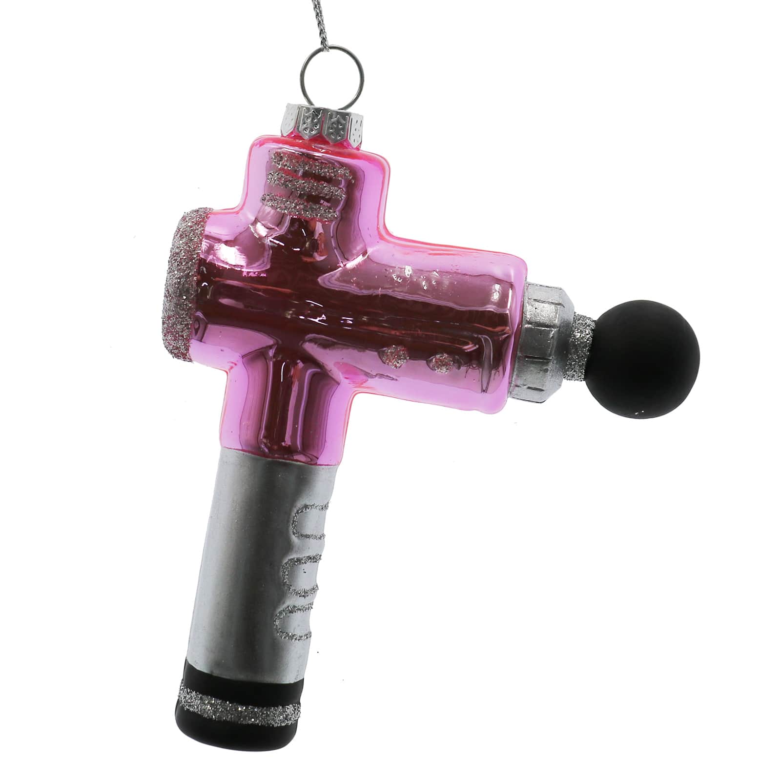 4.5&#x22; Massage Gun Glass Ornament by Ashland&#xAE;