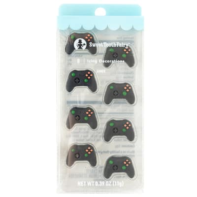 Sweet Tooth Fairy® Gamer Icing Decorations, 8ct. | Michaels