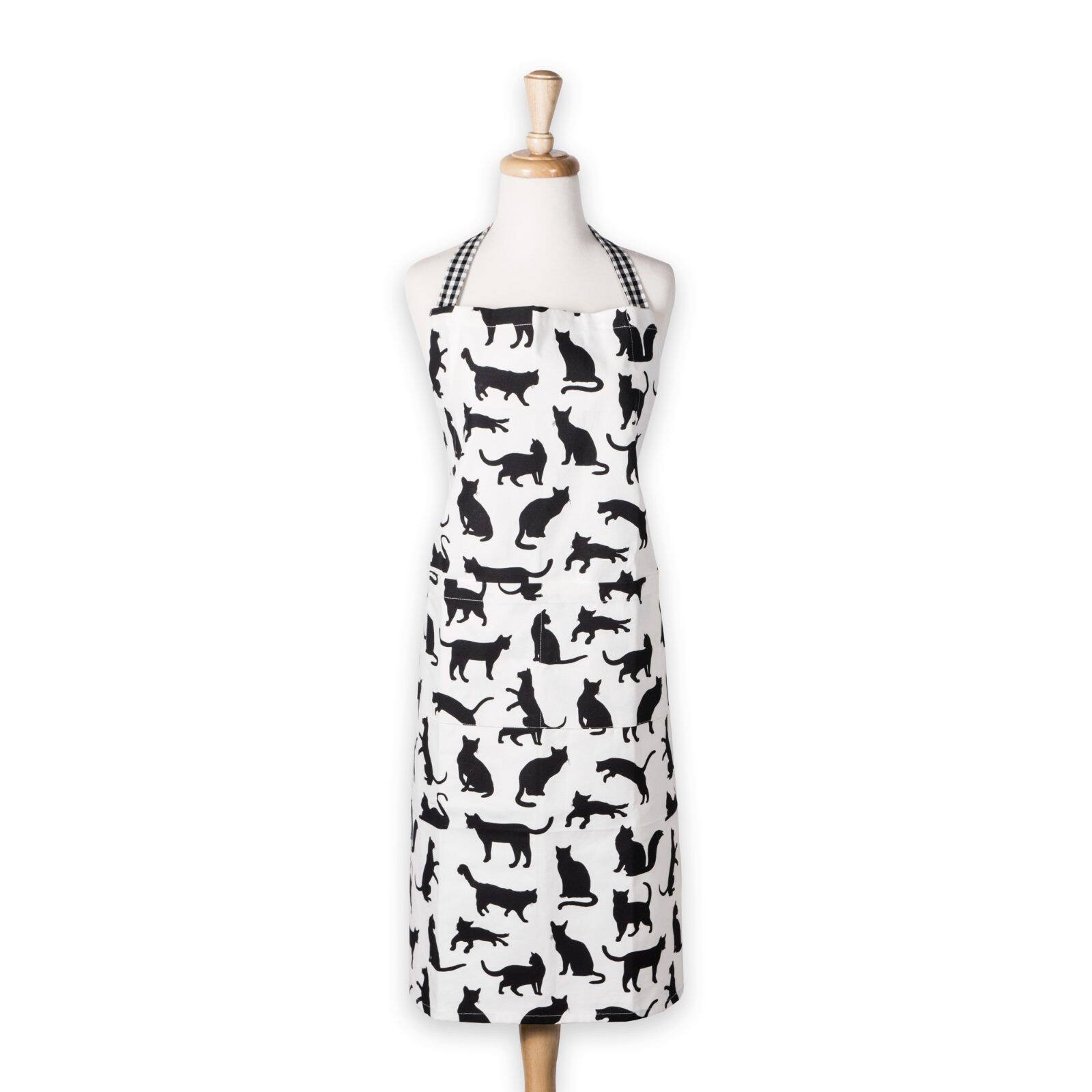 DII&#xAE; Cat Print Chef Apron