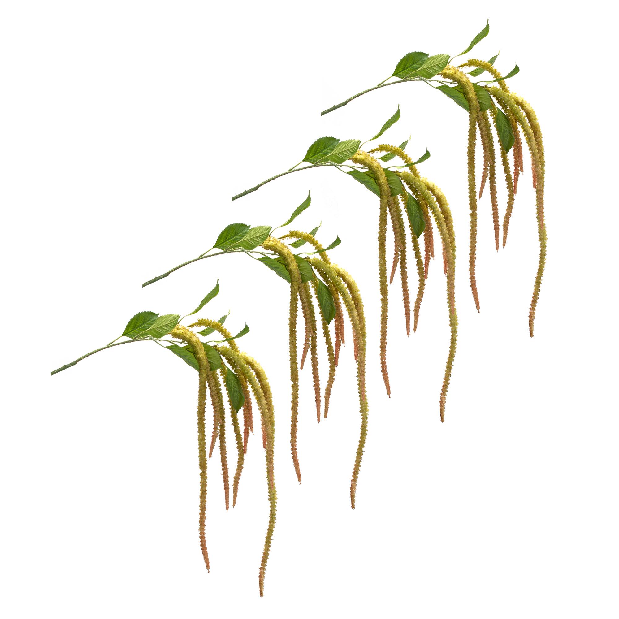 53.25&#x22; Green Amaranthus Floral Stems, 4ct.
