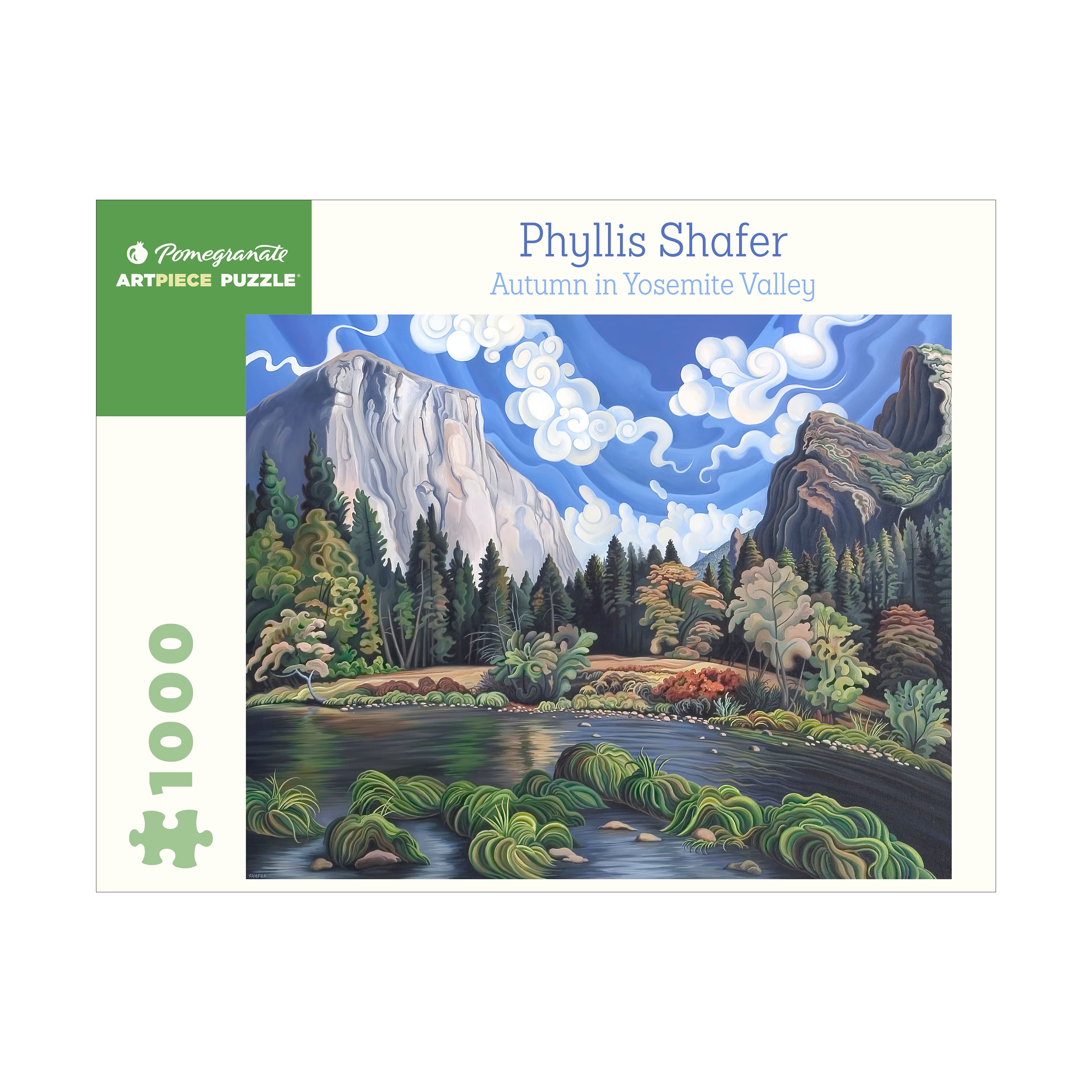 Phyllis Shafer - Autumn in Yosemite Valley Puzzle: 1000 Pcs