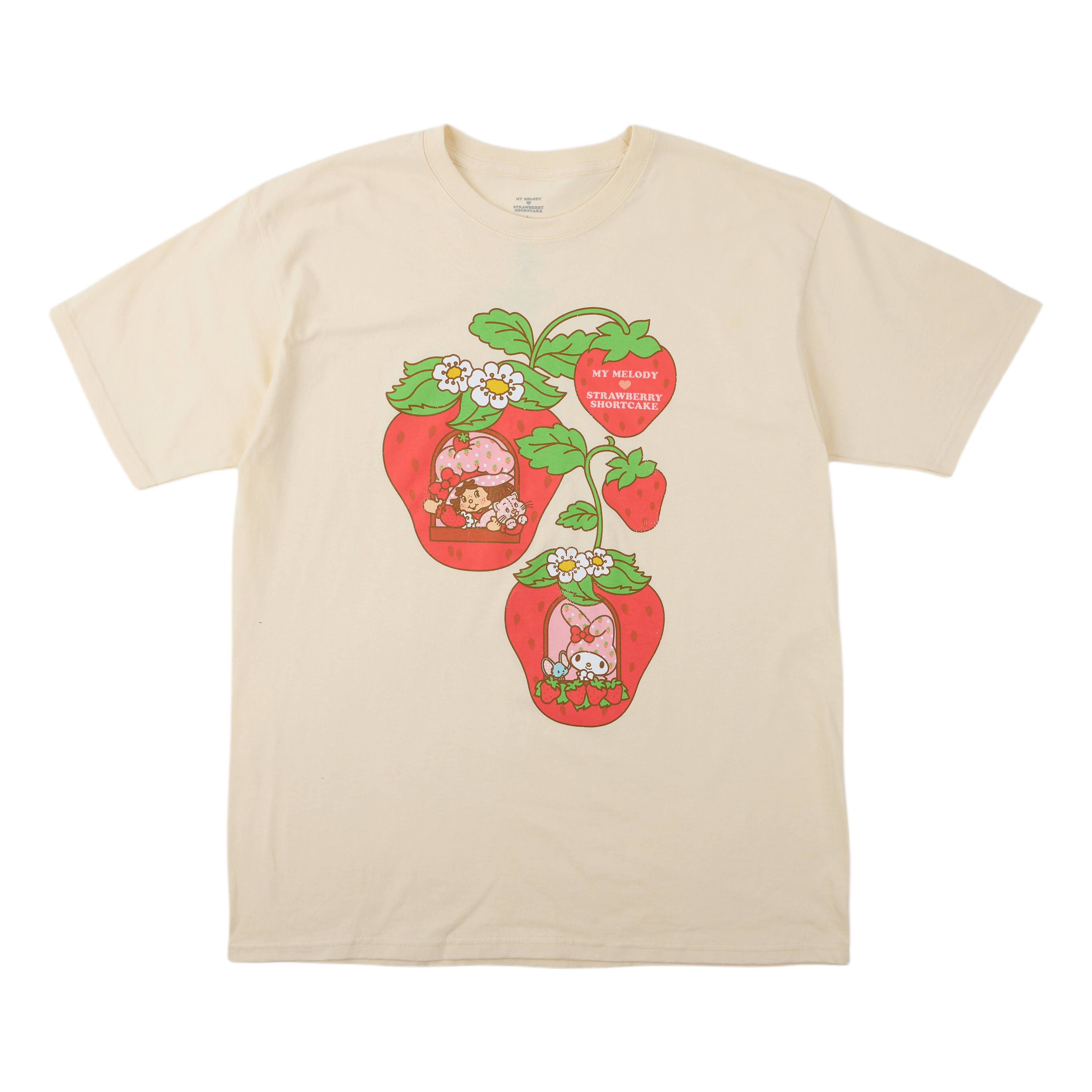 My Melody & Strawberry Shortcake Adult T-Shirt