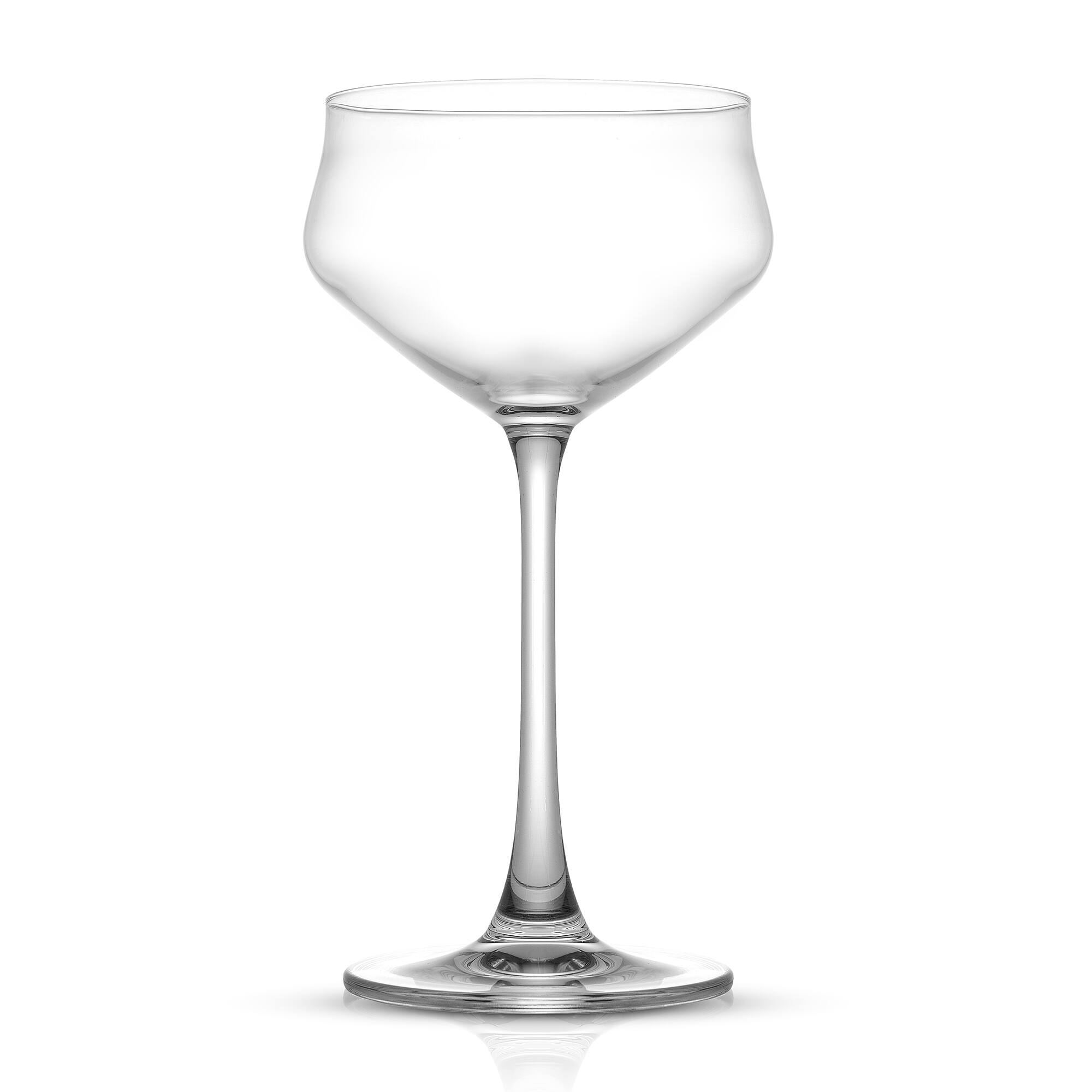 JoyJolt&#xAE; Bloom Coupe Crystal Glasses, 4ct.