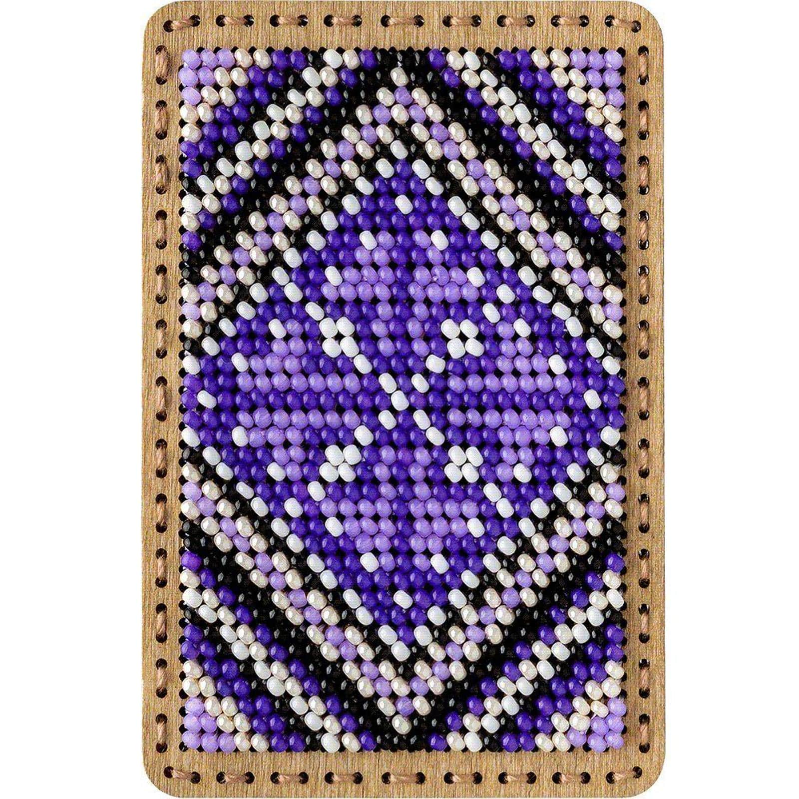 Wonderland Crafts Purple Bead Embroidery Needle Box Kit
