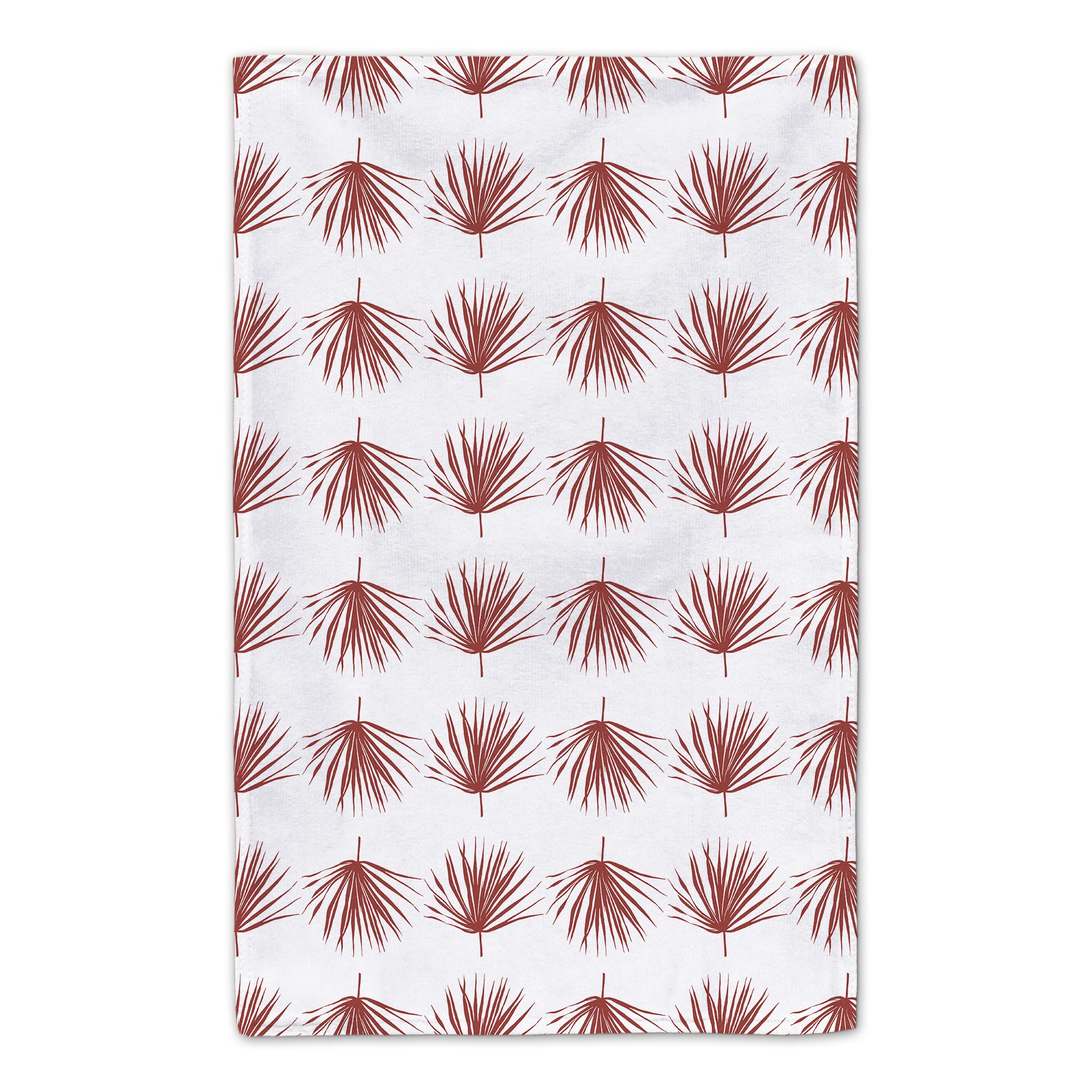 Terracota Palm Leaf 16" x 25" Tea Towel Set of 2