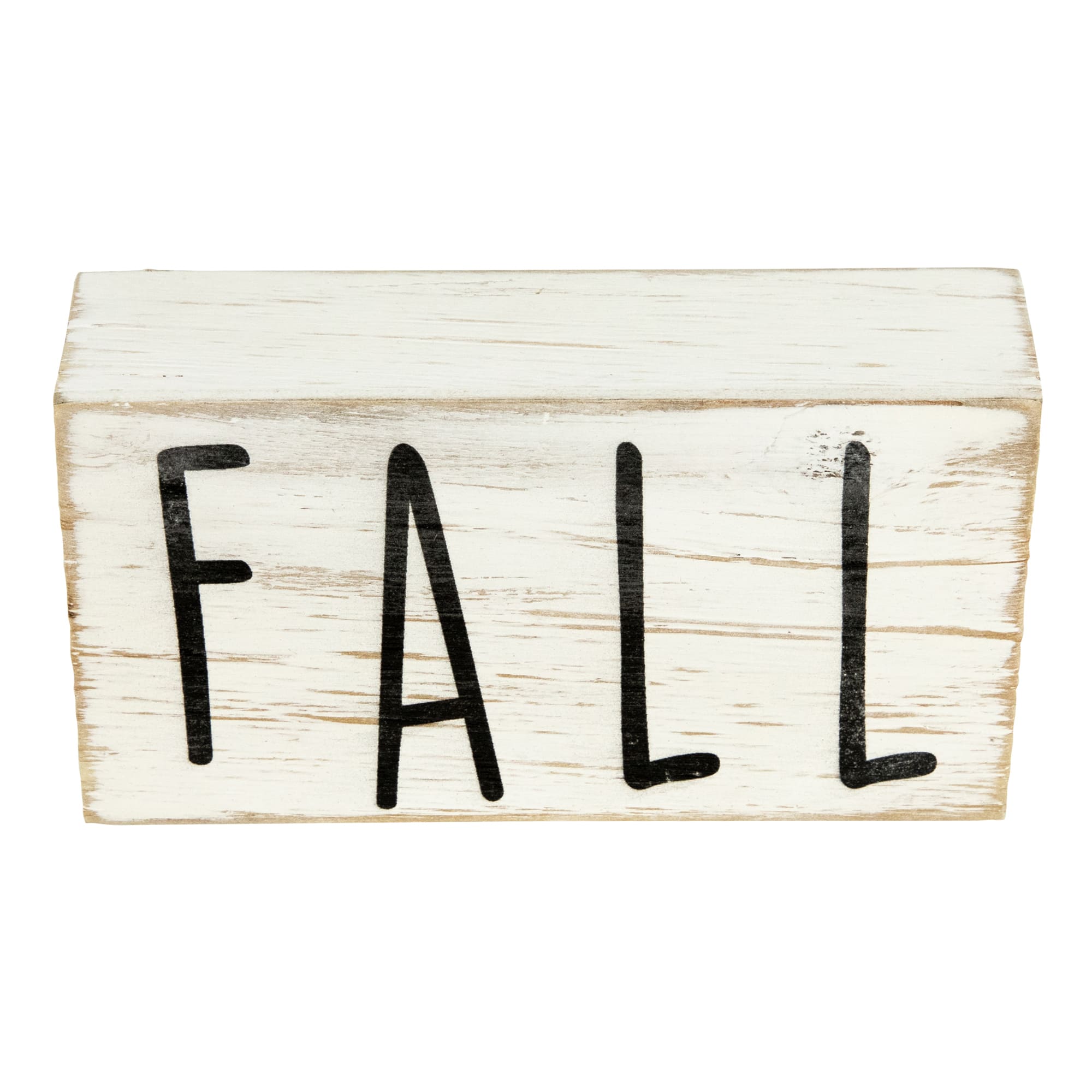 6&#x22; Distressed Wood Autumn Harvest Fall Sign