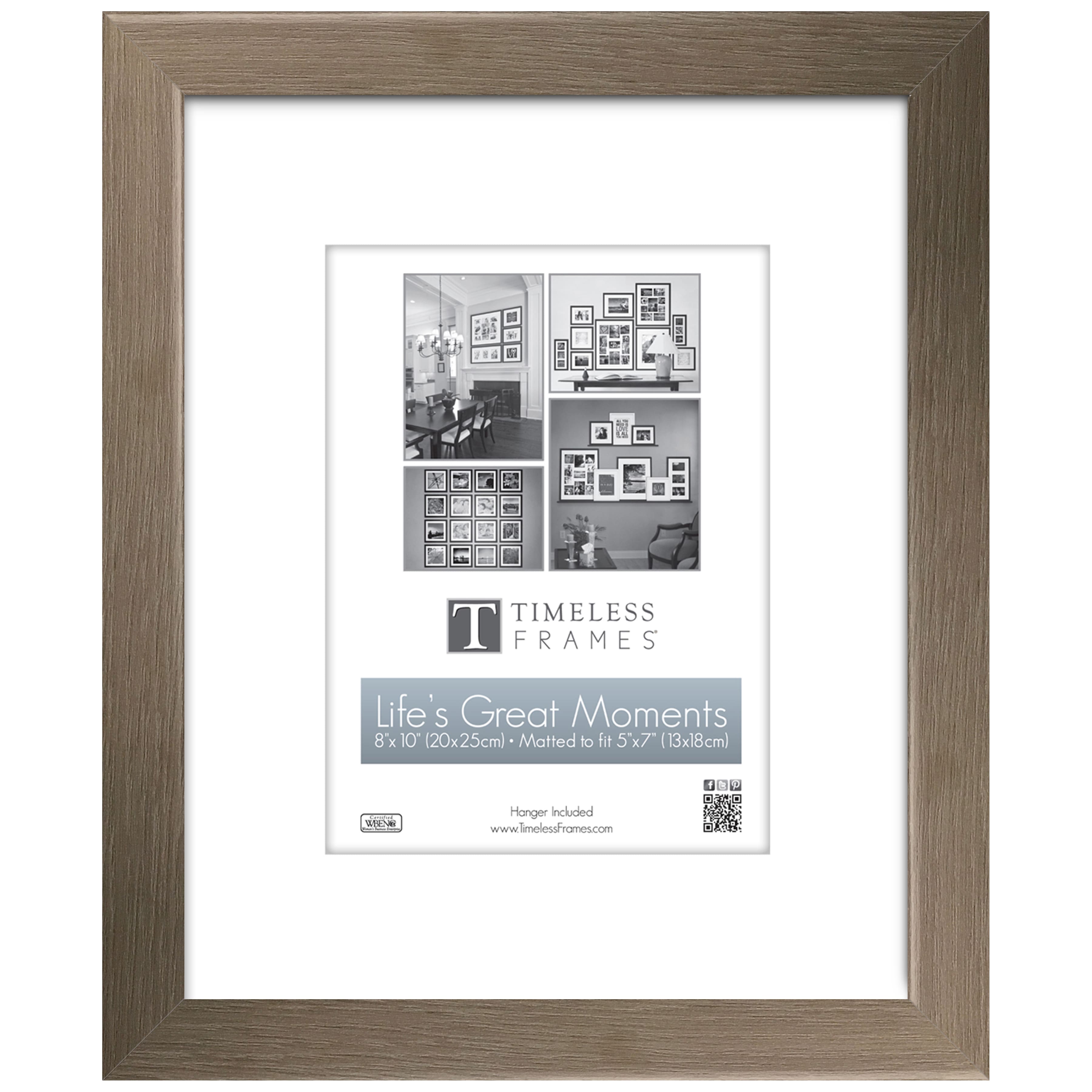 Timeless Frames&#xAE; Life&#x27;s Great Moments Graywashed 5&#x22; x 7&#x22; Frame with Mat