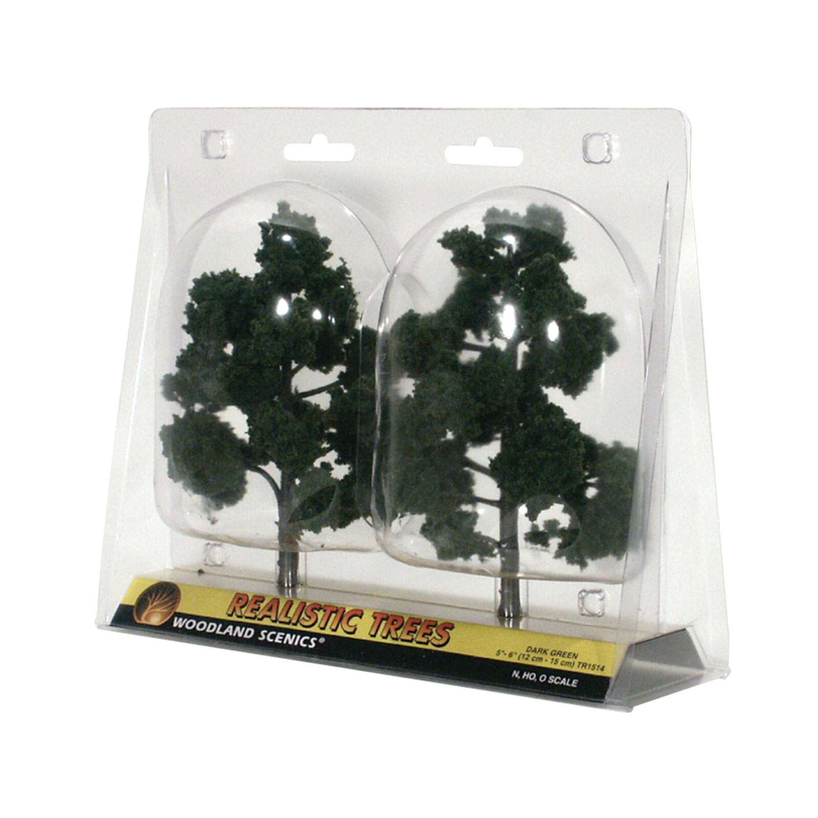 Dark Green Ready Made Trees 2 - 3 Woodland Scenics